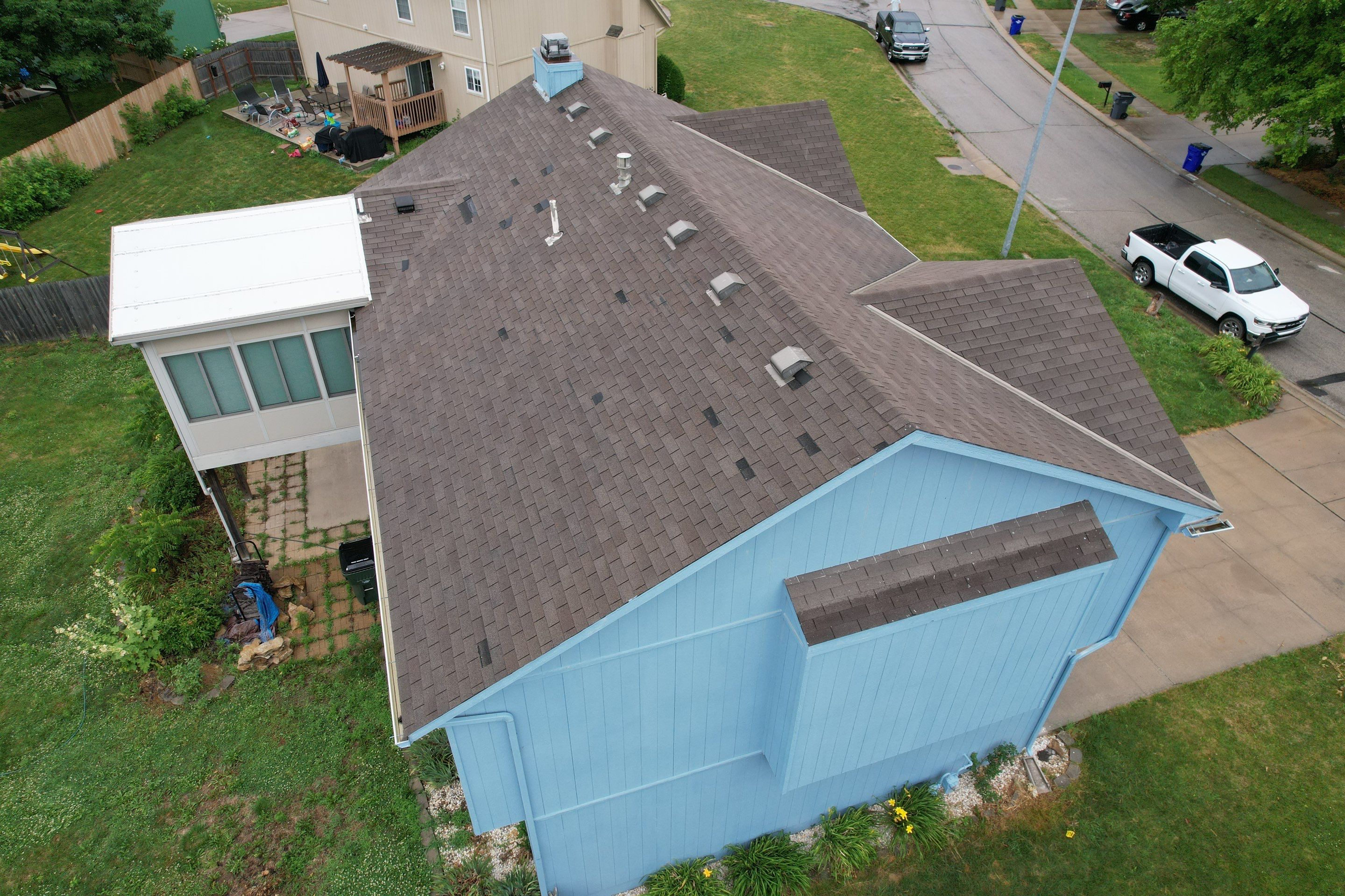 Residential Roofing Installation using Owens Corning Duration - Color: Driftwood by HT Roofing & Construction, INC