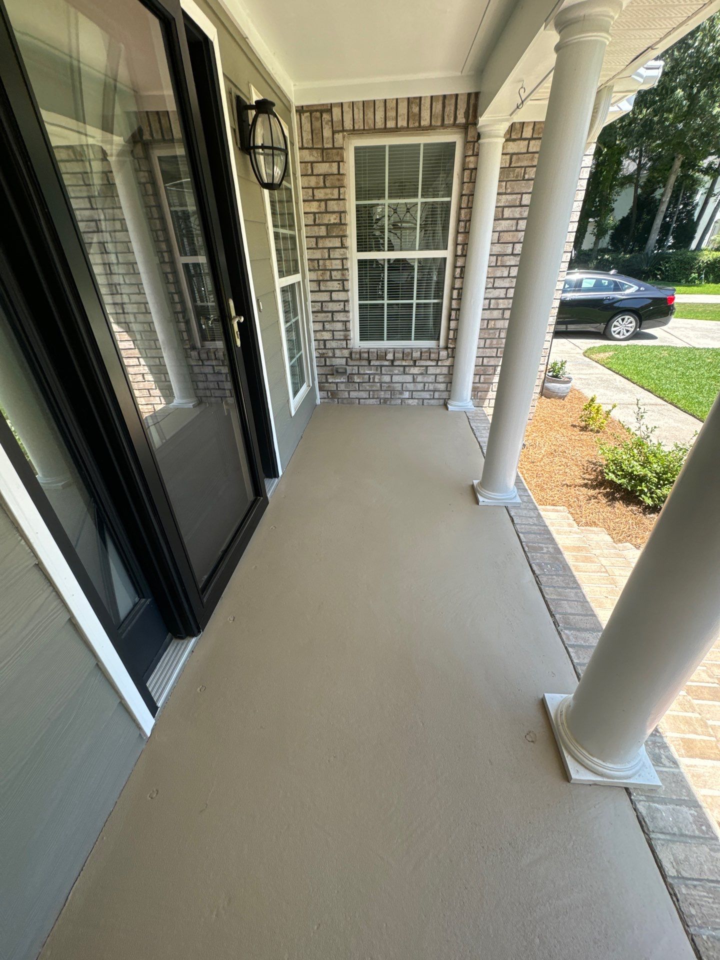 Concrete using AcryFin by DuraSeal