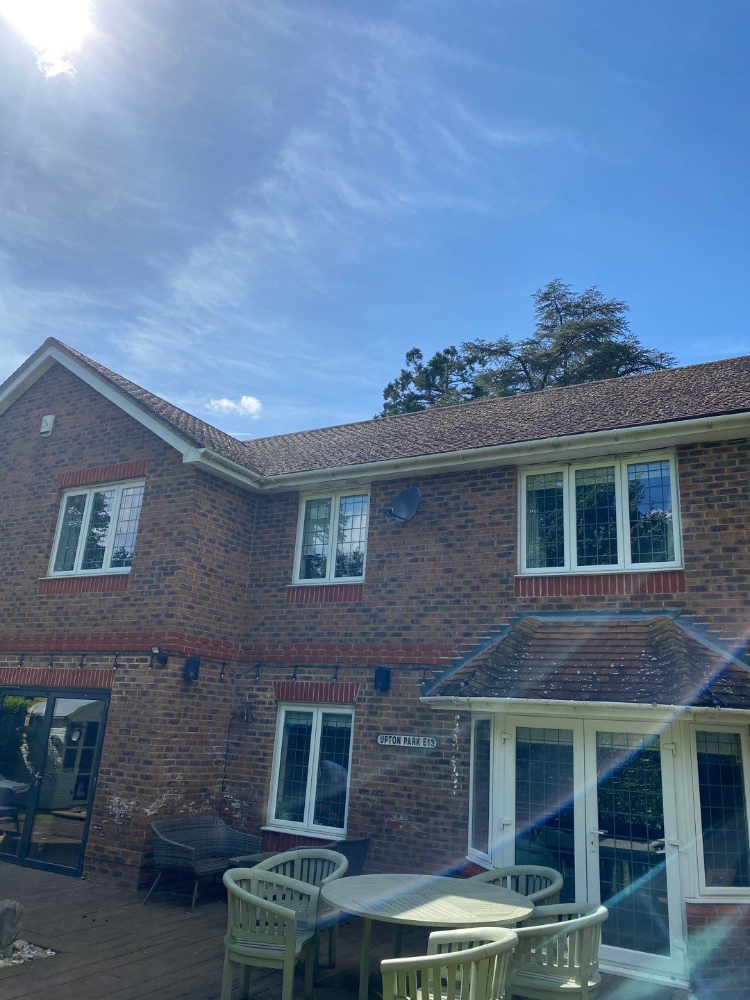 Roof Clean - Biocide Treatment using Honda 15lpm Low Pressure Washing Machine by Ges Exterior Cleaning ltd