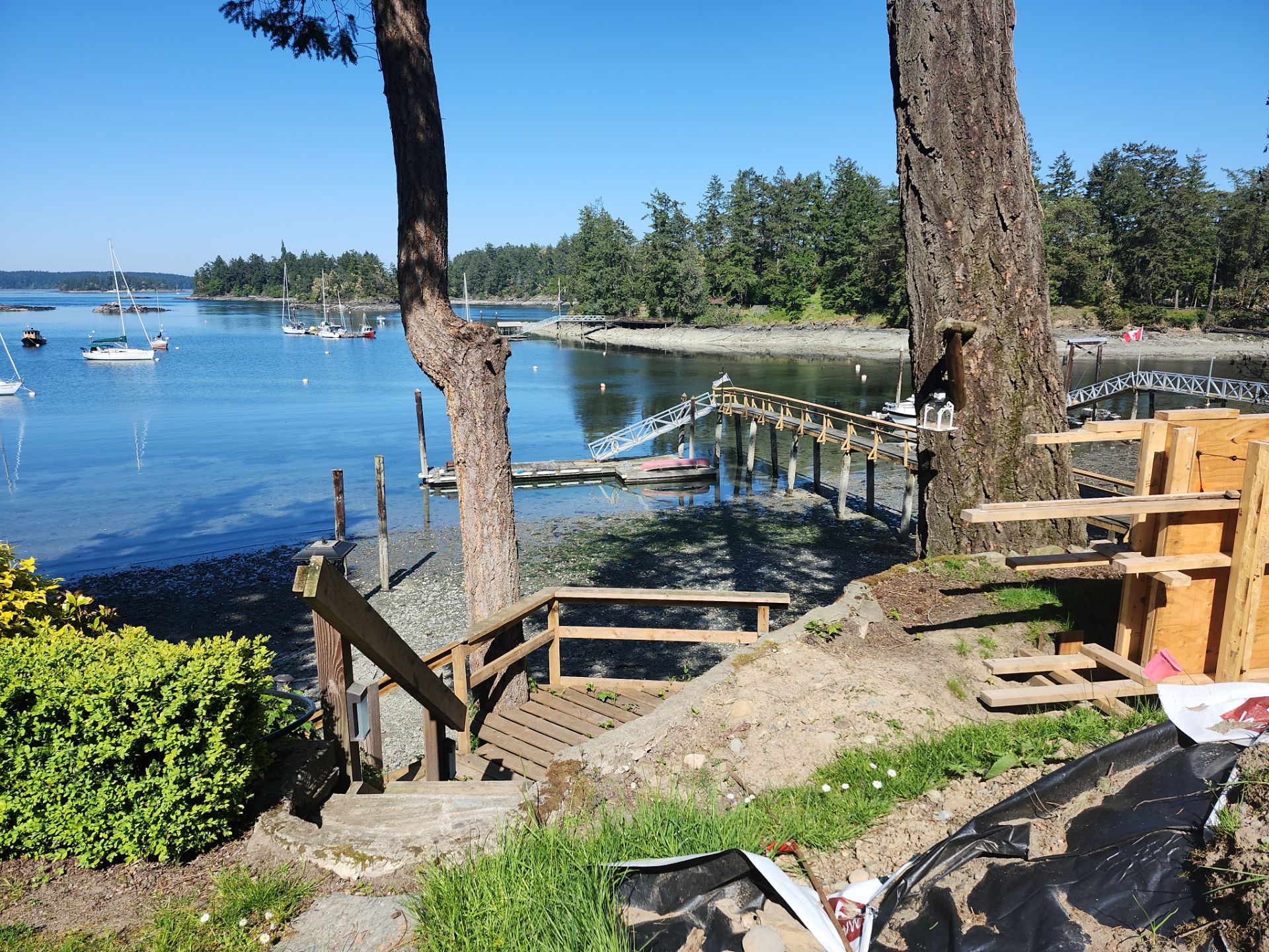 Coastal Landscape Restoration & Retaining Structure - In progress by Habanero Garden and Exterior Care