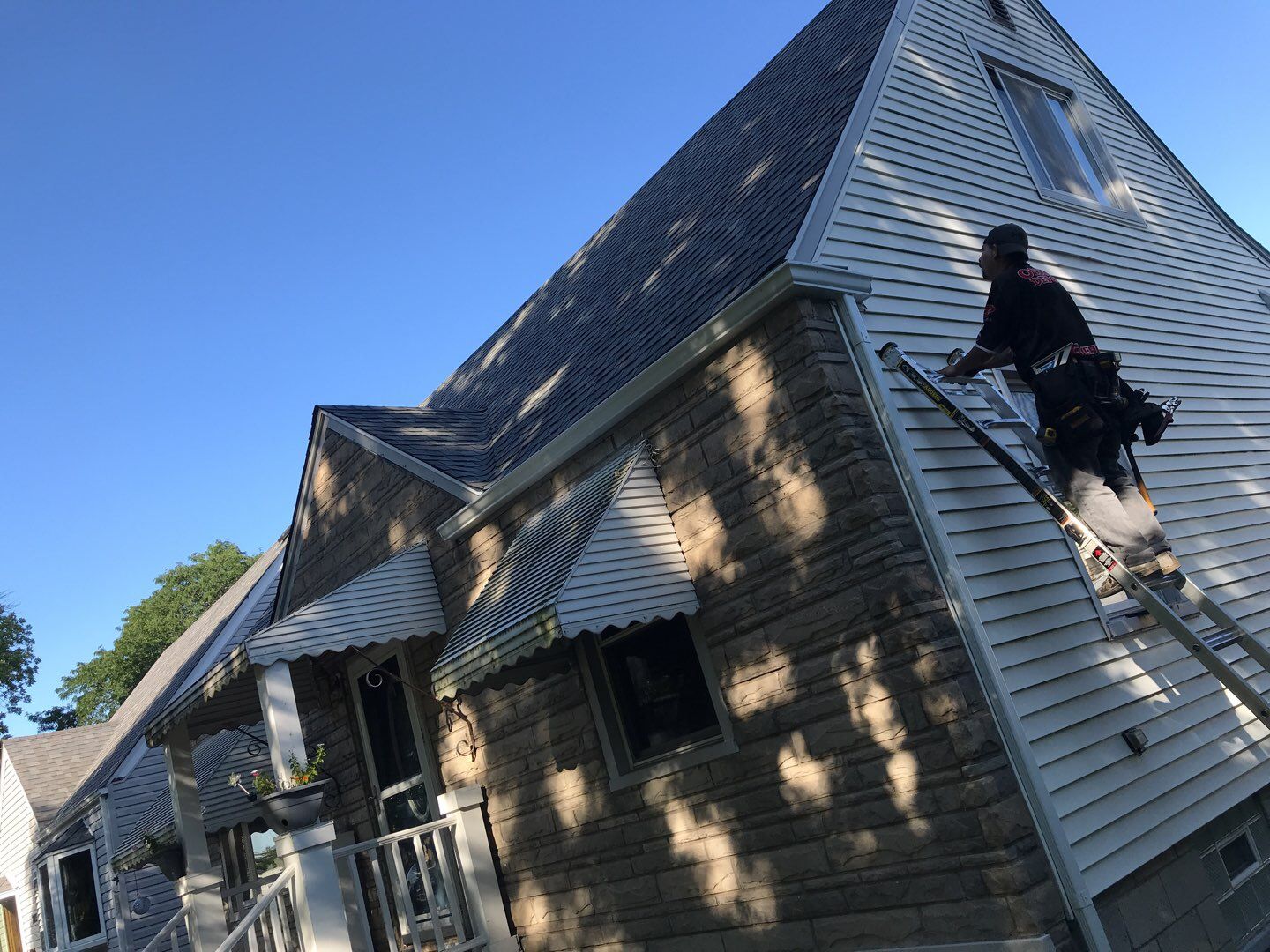 Roof Replacement by hail and wind damage by Just Brilliant Restoration JBR