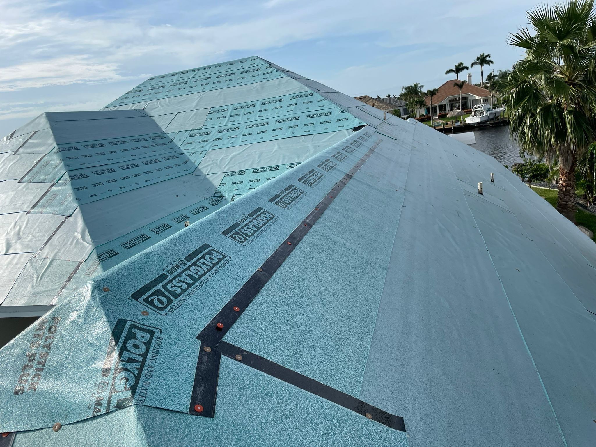 SW Cape Coral Stone Coated Steel Roof Installation by Four Peaks Roofing