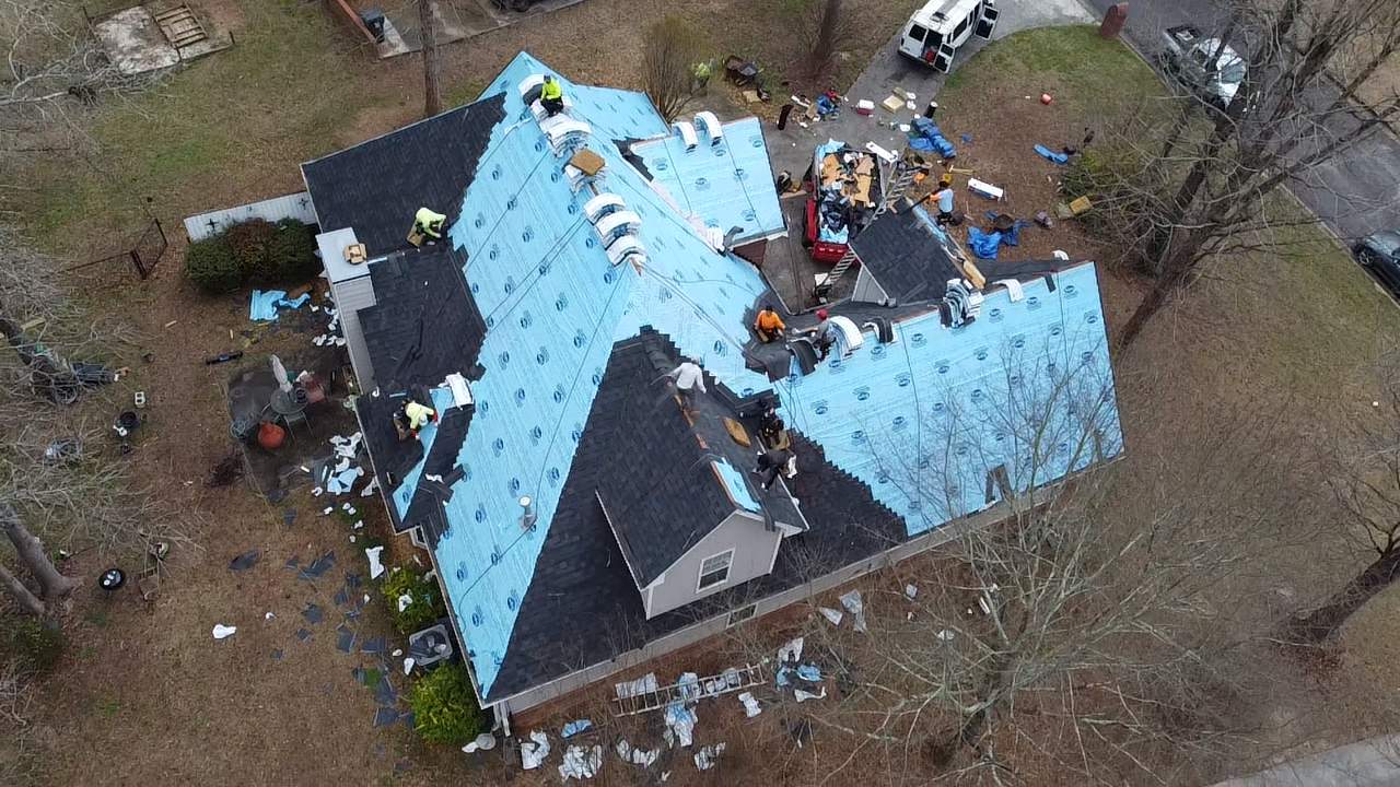 Residential Roofing Repair using asphalt shingle roofing by Galian Roofing LLC
