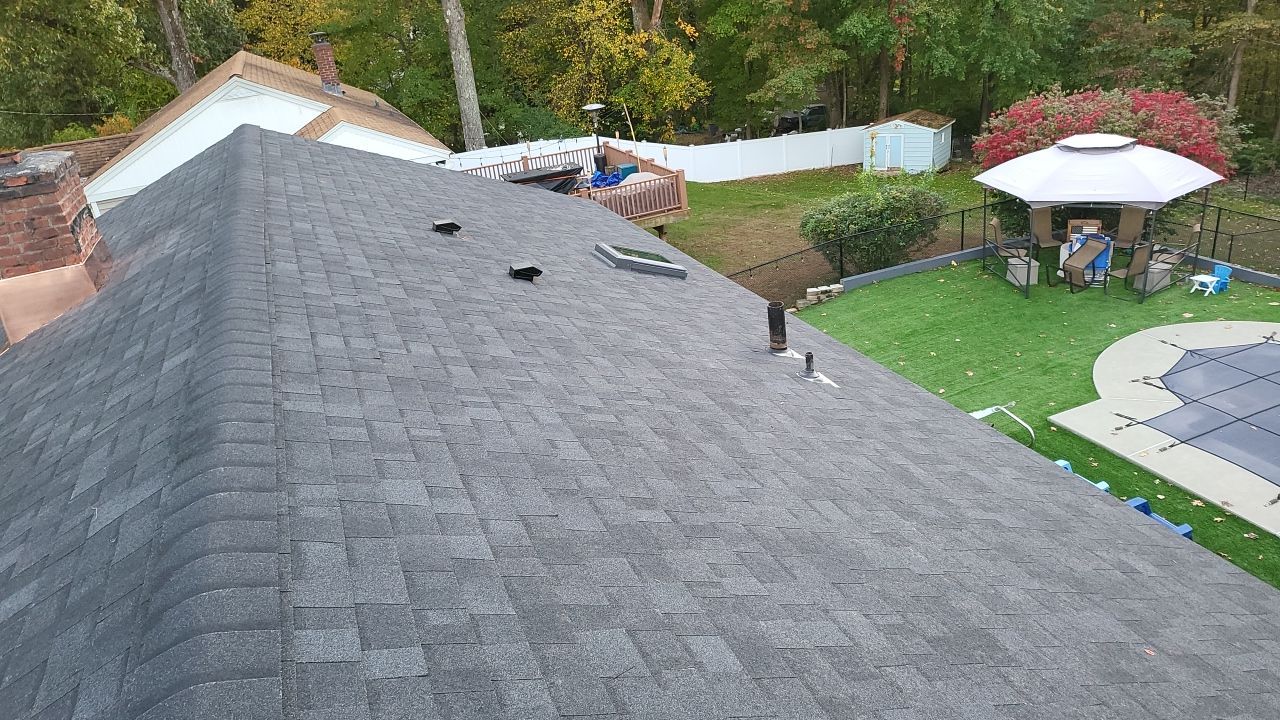 Residential Roofing Installation using Owens Corning TruDefinition Duration Onyx Black by A Plus Exterior