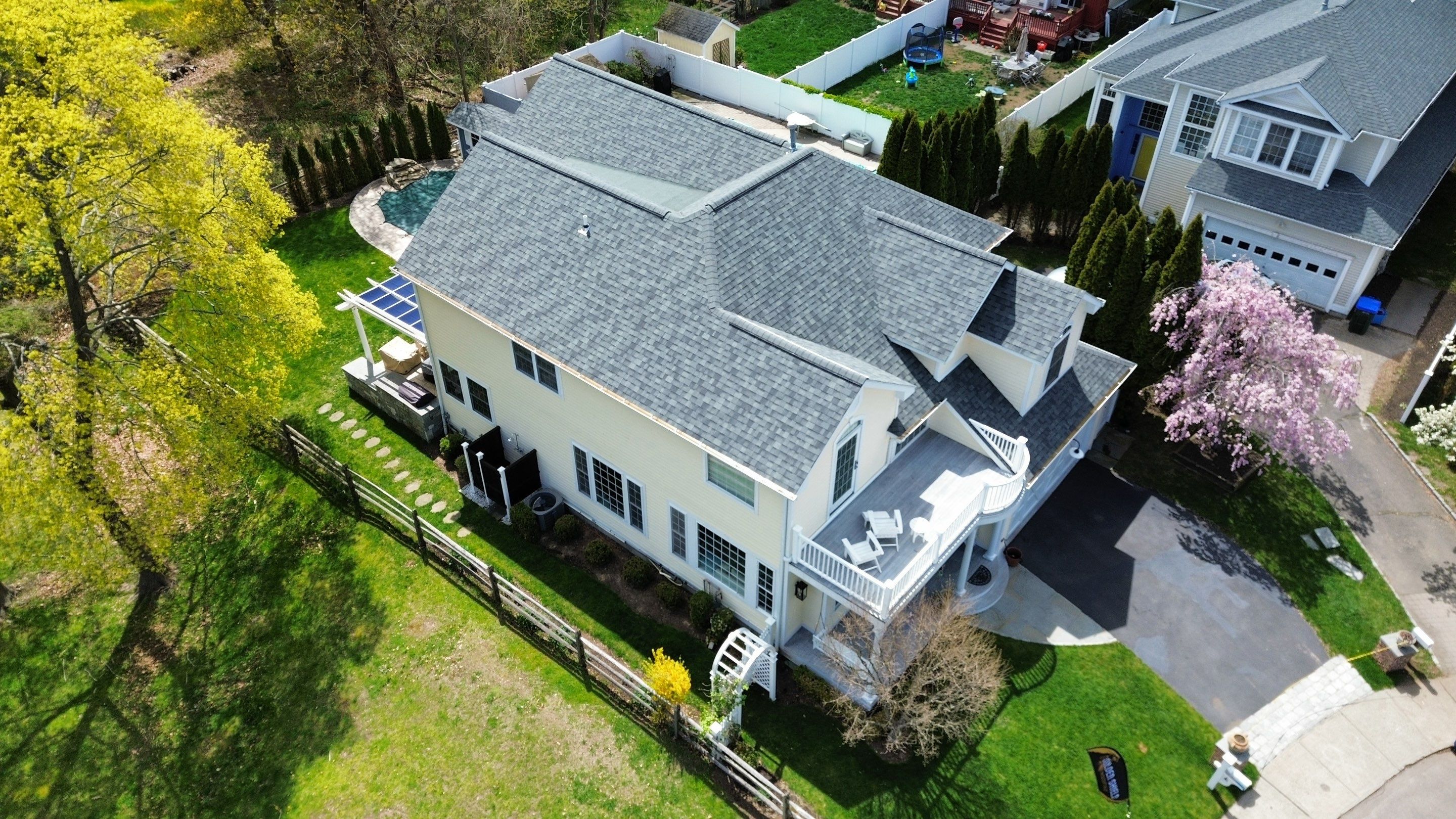 Owens Corning Duration: Estate Gray in Fairfield, Connecticut by Golden Shield Roofing