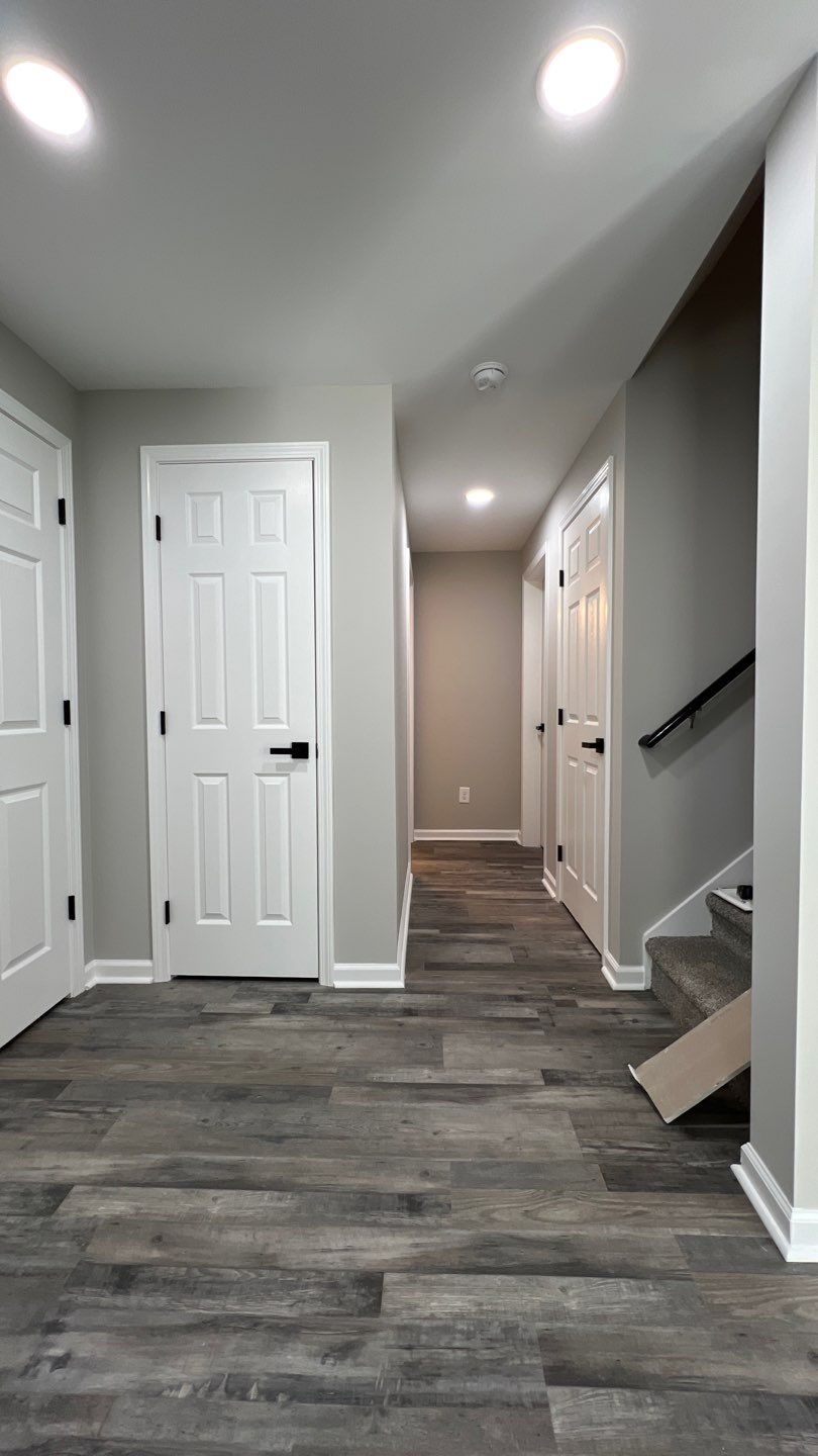 Modern Basement Finishing Project in Acworth Featuring Custom Wet Bar by Swift Home Renovations