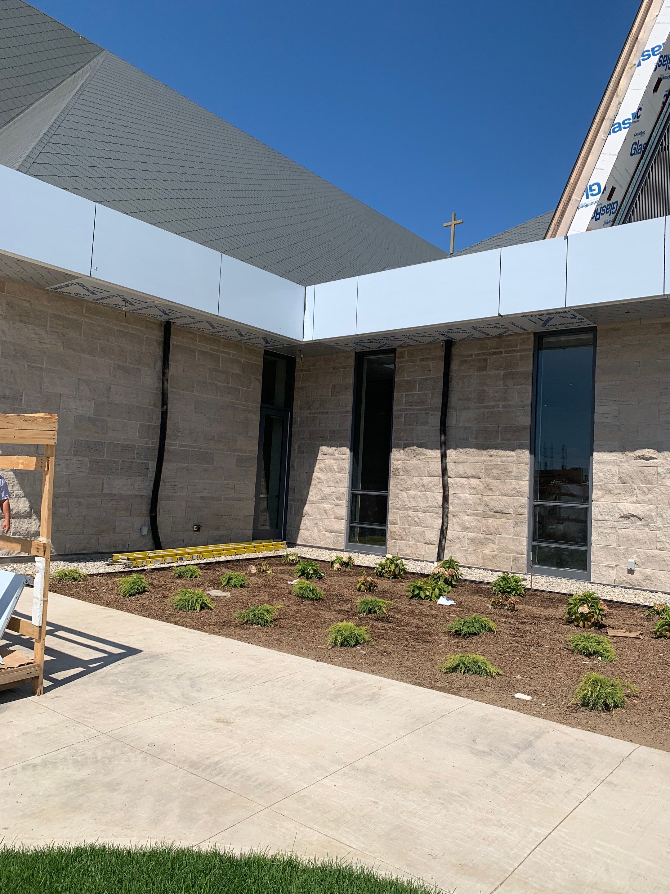 Commercial Roofing Installation using Diamond Tile Metal Shingles , Tpo Flat Roof by Jay Carter Roofing & Sheet Metal