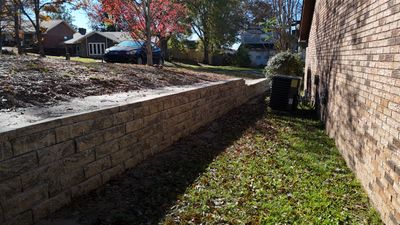 Elegant Stone Retaining Wall