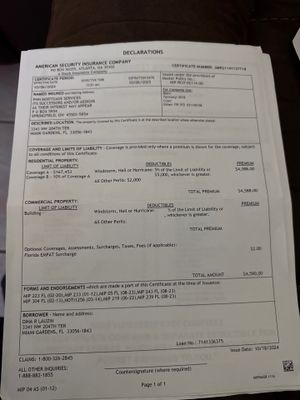 Water Damage Claim in Miami Gardens