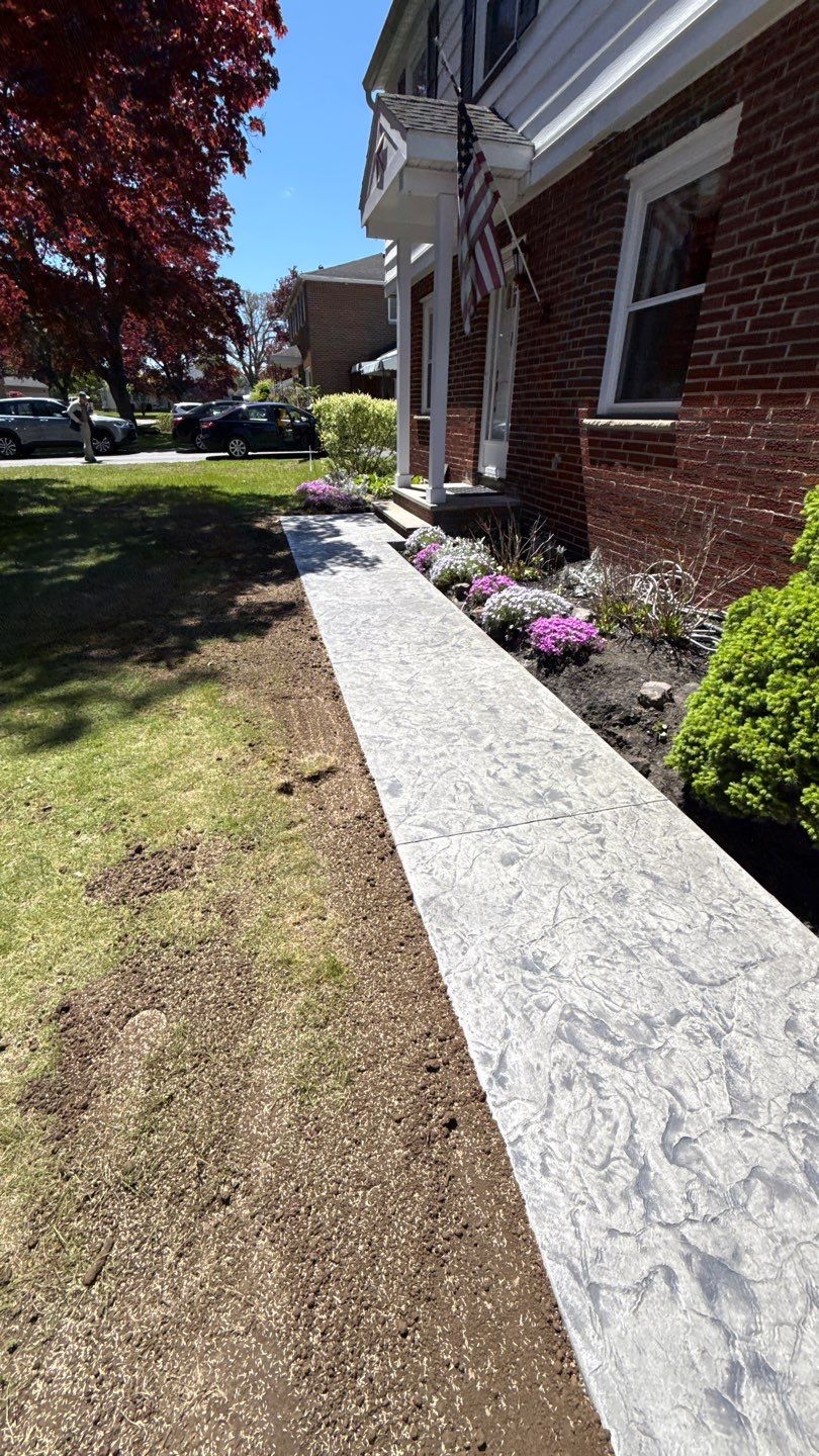 Oxford Slate Walkway and Apron by NG Masonry & Construction LLC