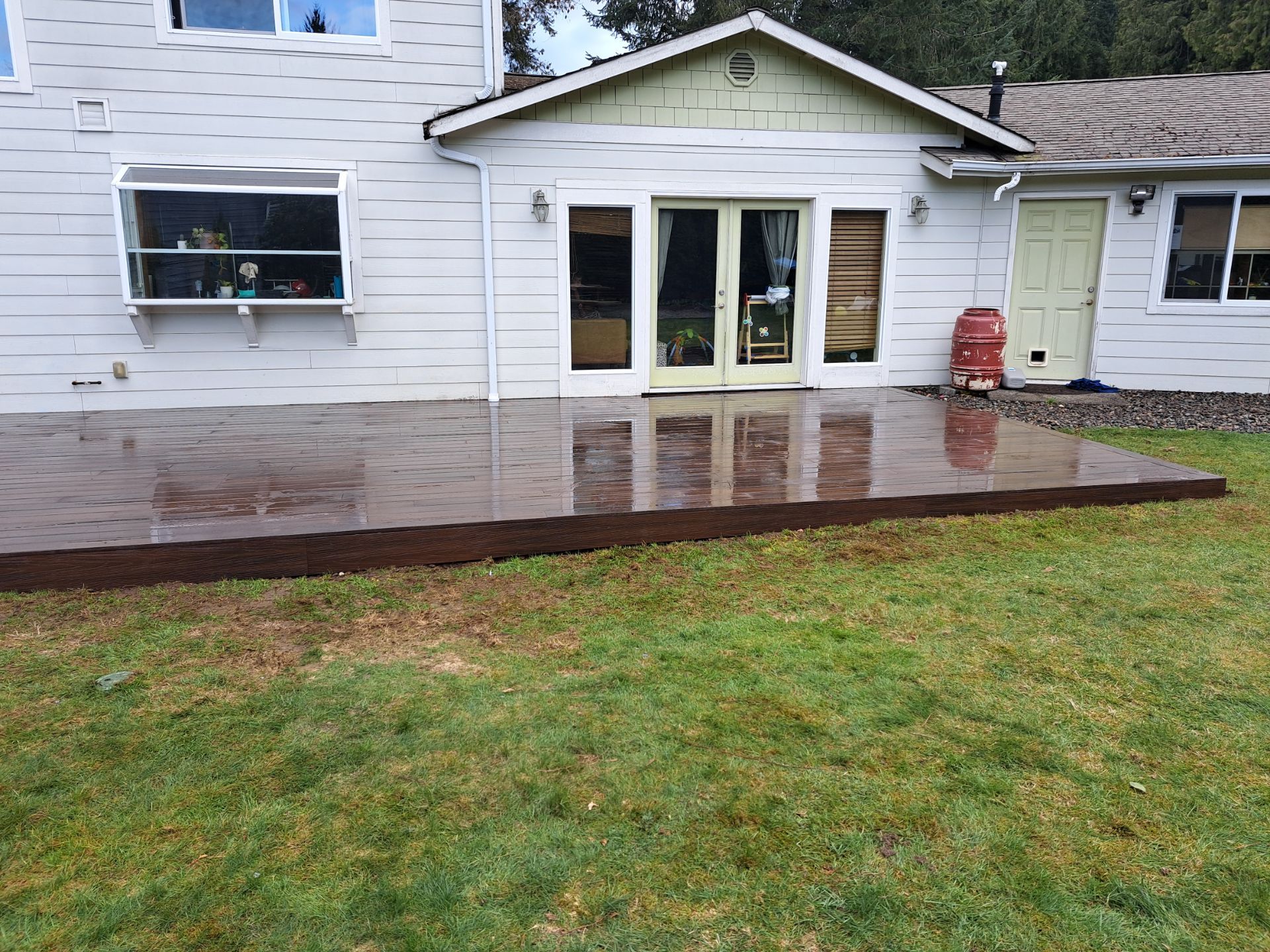 Daniel | Back Deck Installation  by Jireh Asphalt & Concrete Inc 