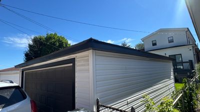 Completed gutter protection installation in Chicago, IL 60634
