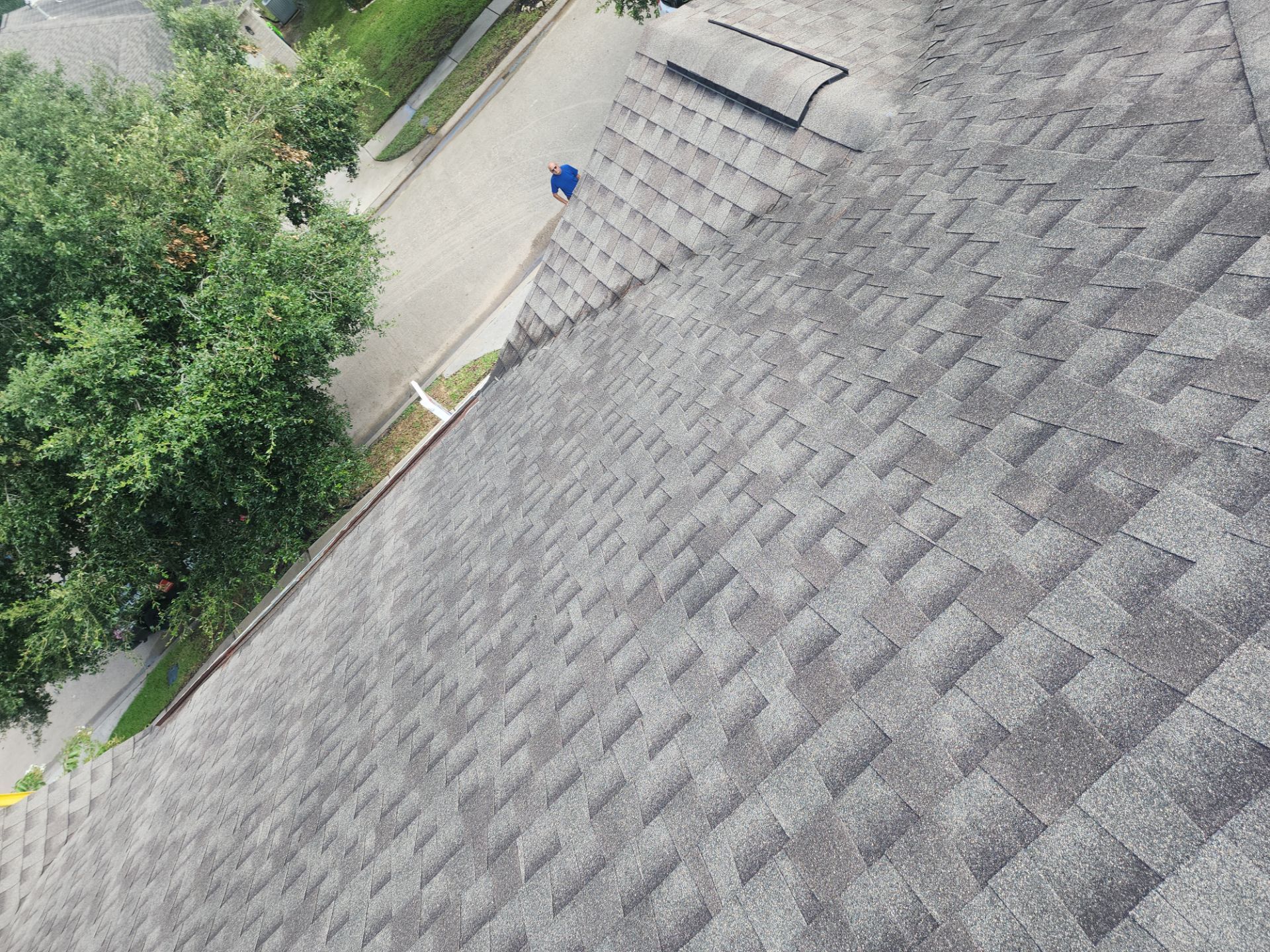 Hail Damage using Owen's Corning Duration (Lifetime) Shingles by Roof Repair Company