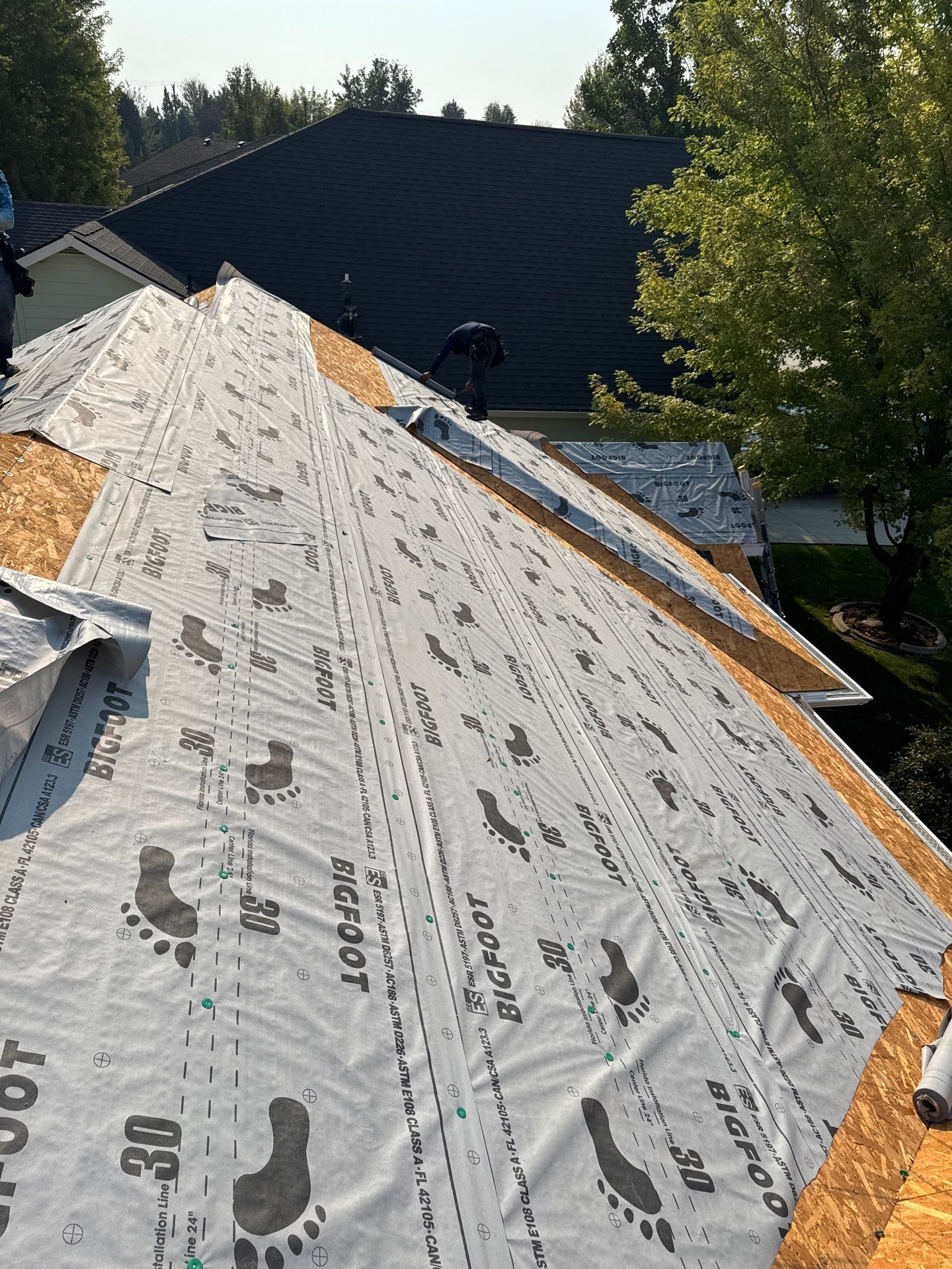 Complete Residential Roof Replacement Featuring Architectural Shingles in Meridian by Olive Roofing