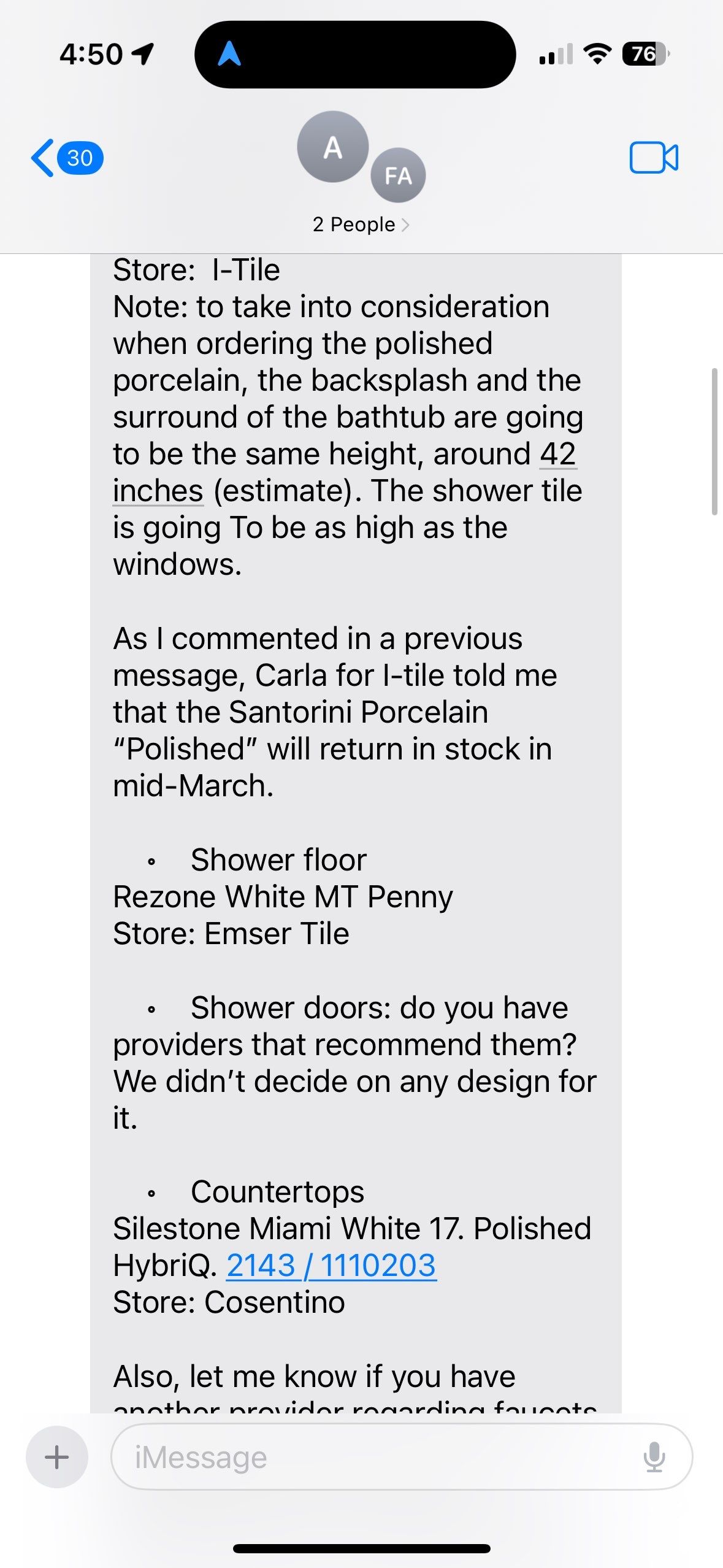 Bathroom Remodel and Closet in Cinco Ranch, TX by SophAlx LLC