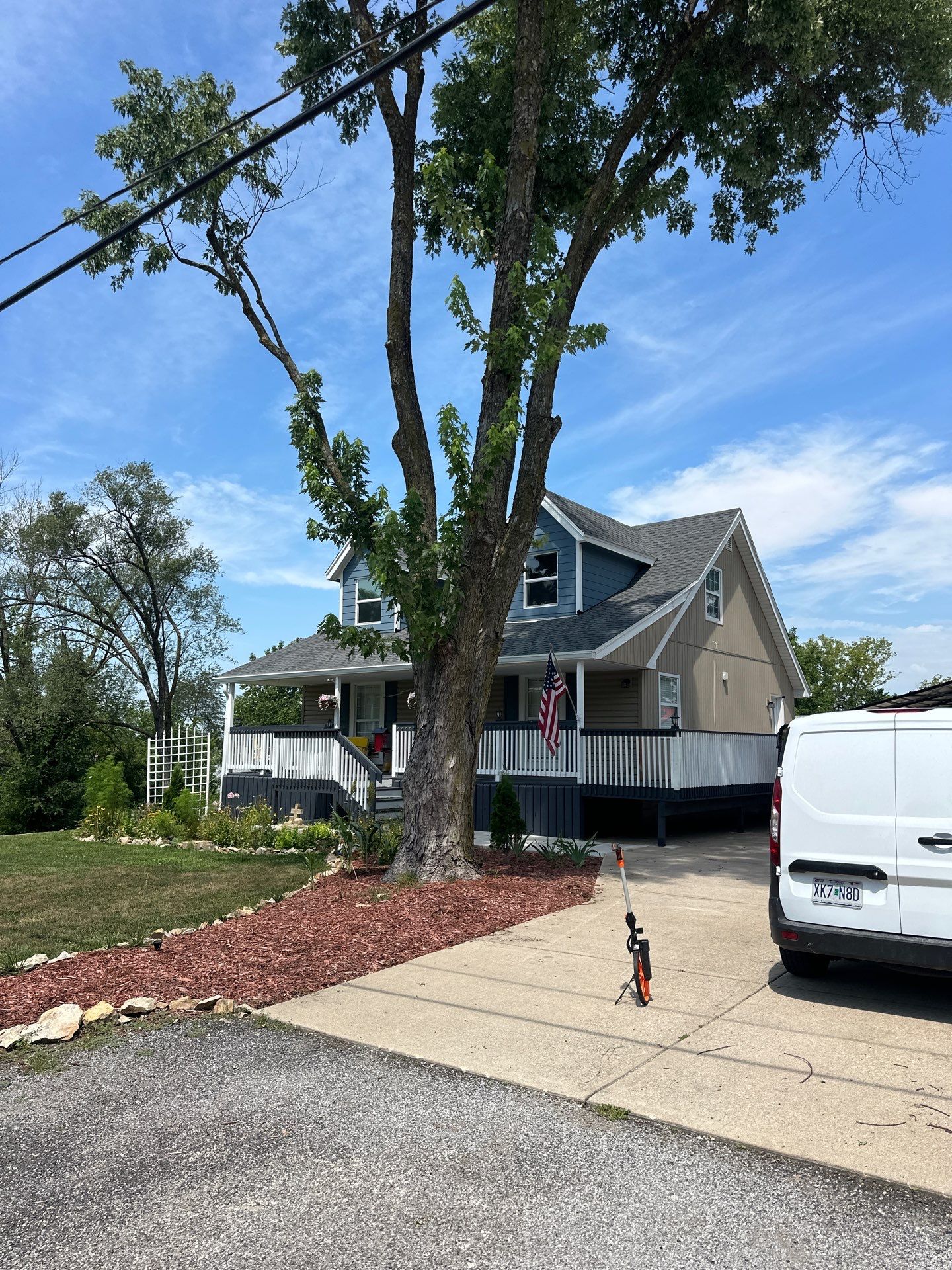 Out with the Old , in with the Blue  by EEC  Windows, Siding & Roofing 