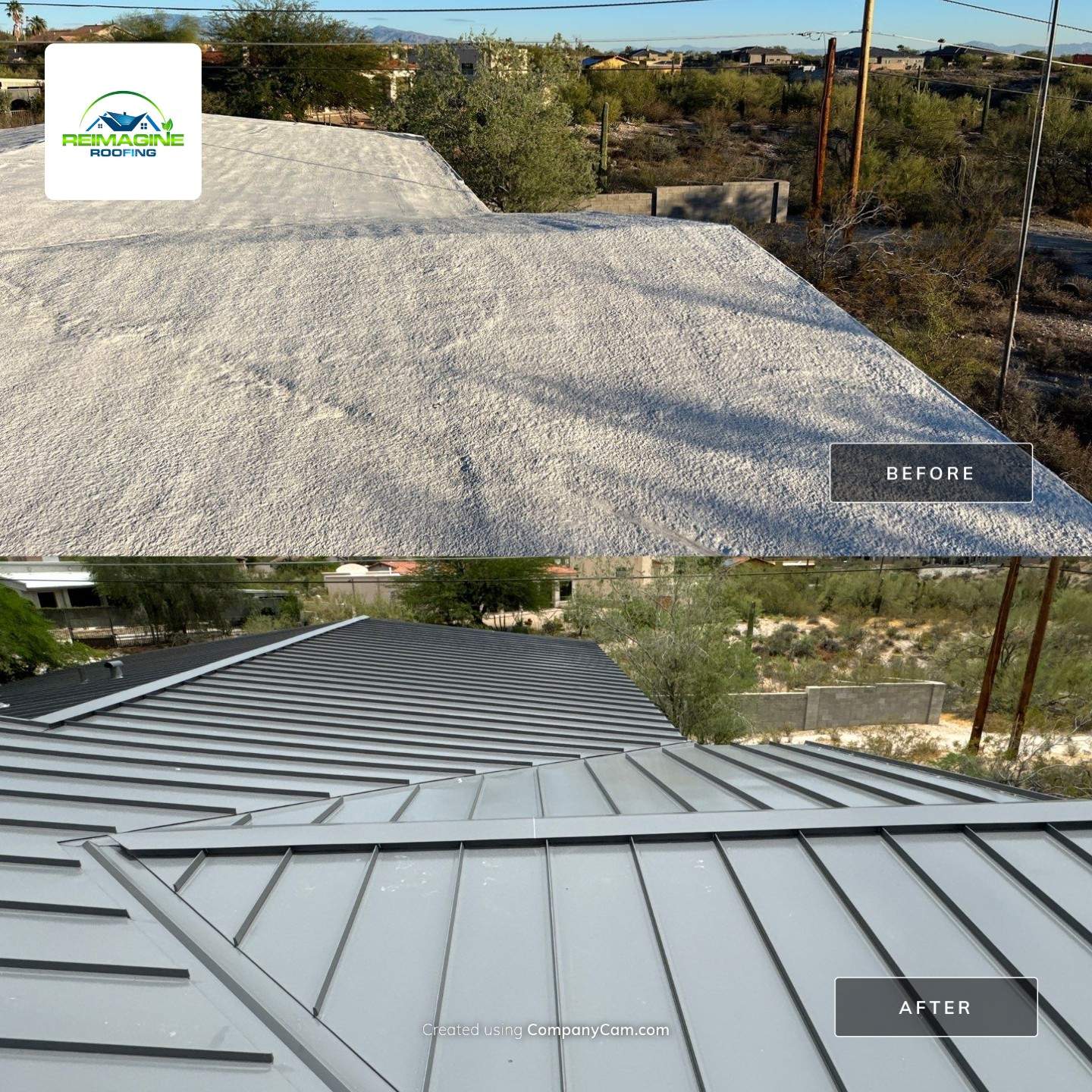 Charcoal Gray Standing Seam by Reimagine Roofing