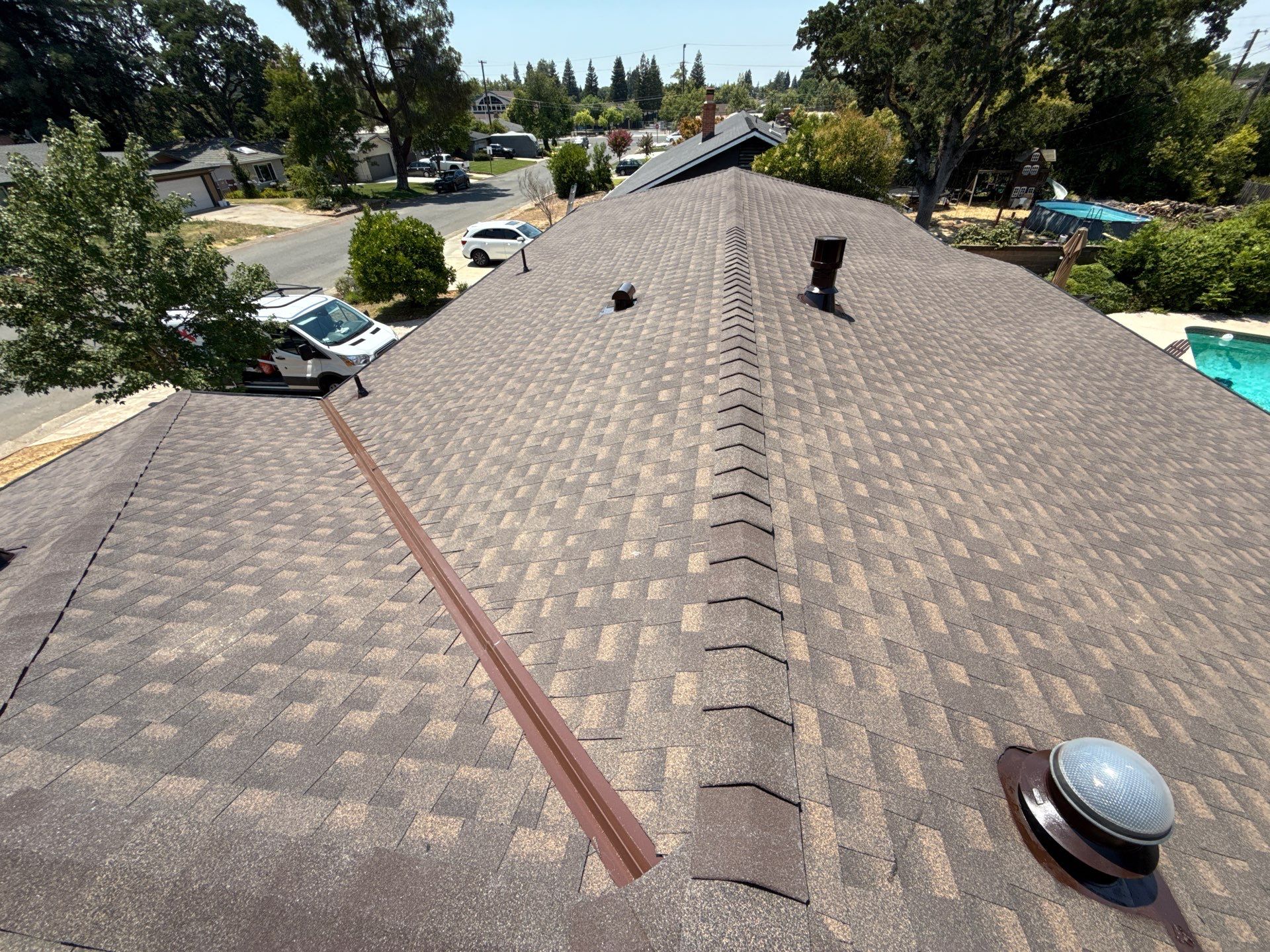 Residential Reroof in Orangevale by Nextop Roofing