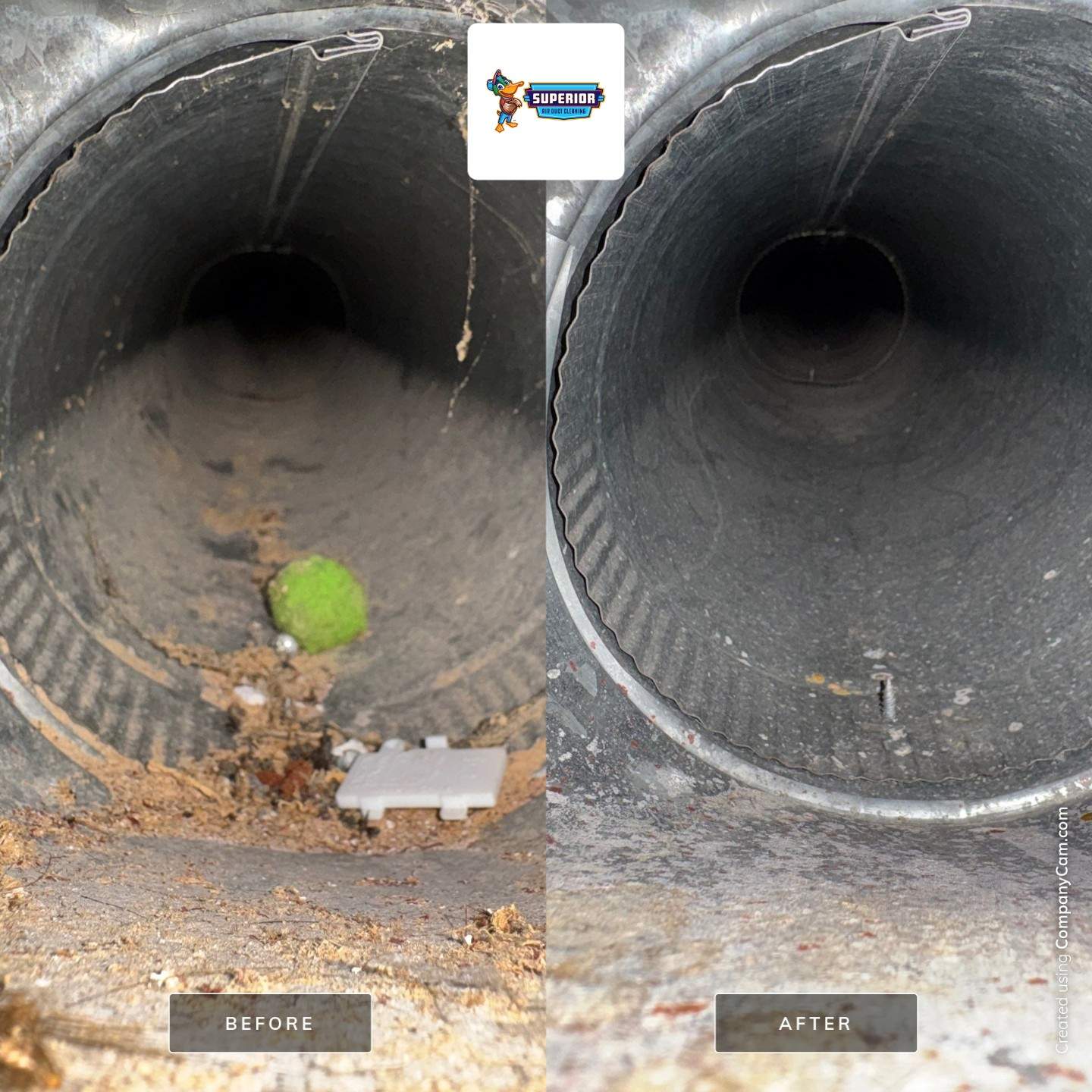 Air Duct Cleaning With a Vacuum Truck in Salem, OH by Superior Air Duct Cleaning