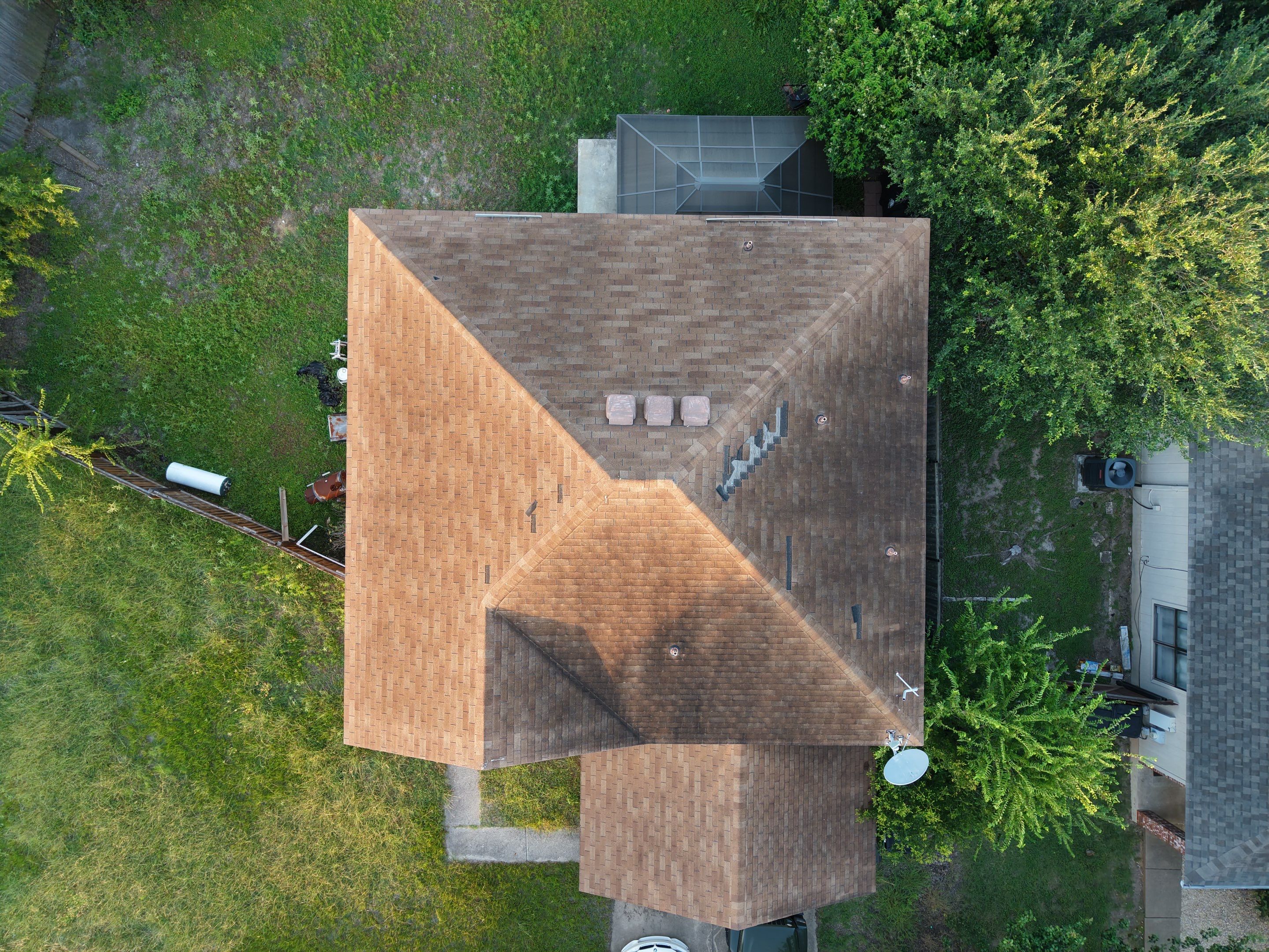 Residential Roof Replacement in Real Estate using GAF - HDZ - Hickory by Action Exteriors Austin