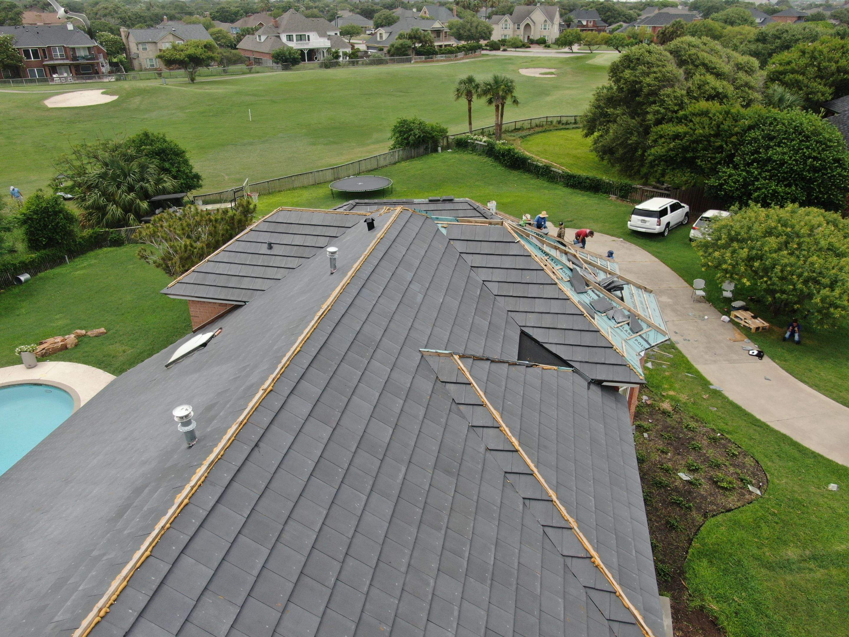 Golf-Proof Tile Roof by Bayfront Roofing and Construction