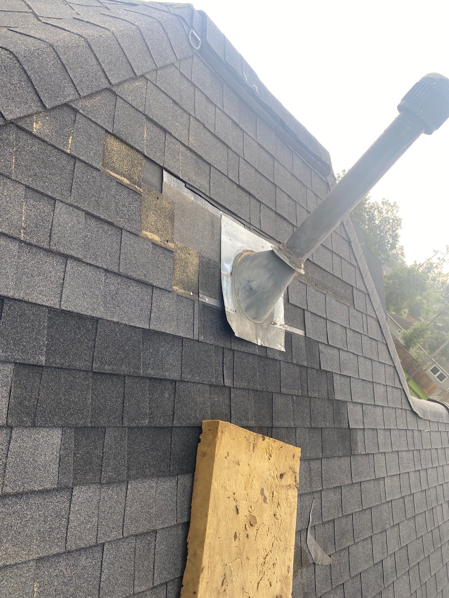Hail Damage using Owen's Corning Duration (Lifetime) Shingles by Roof Repair Company