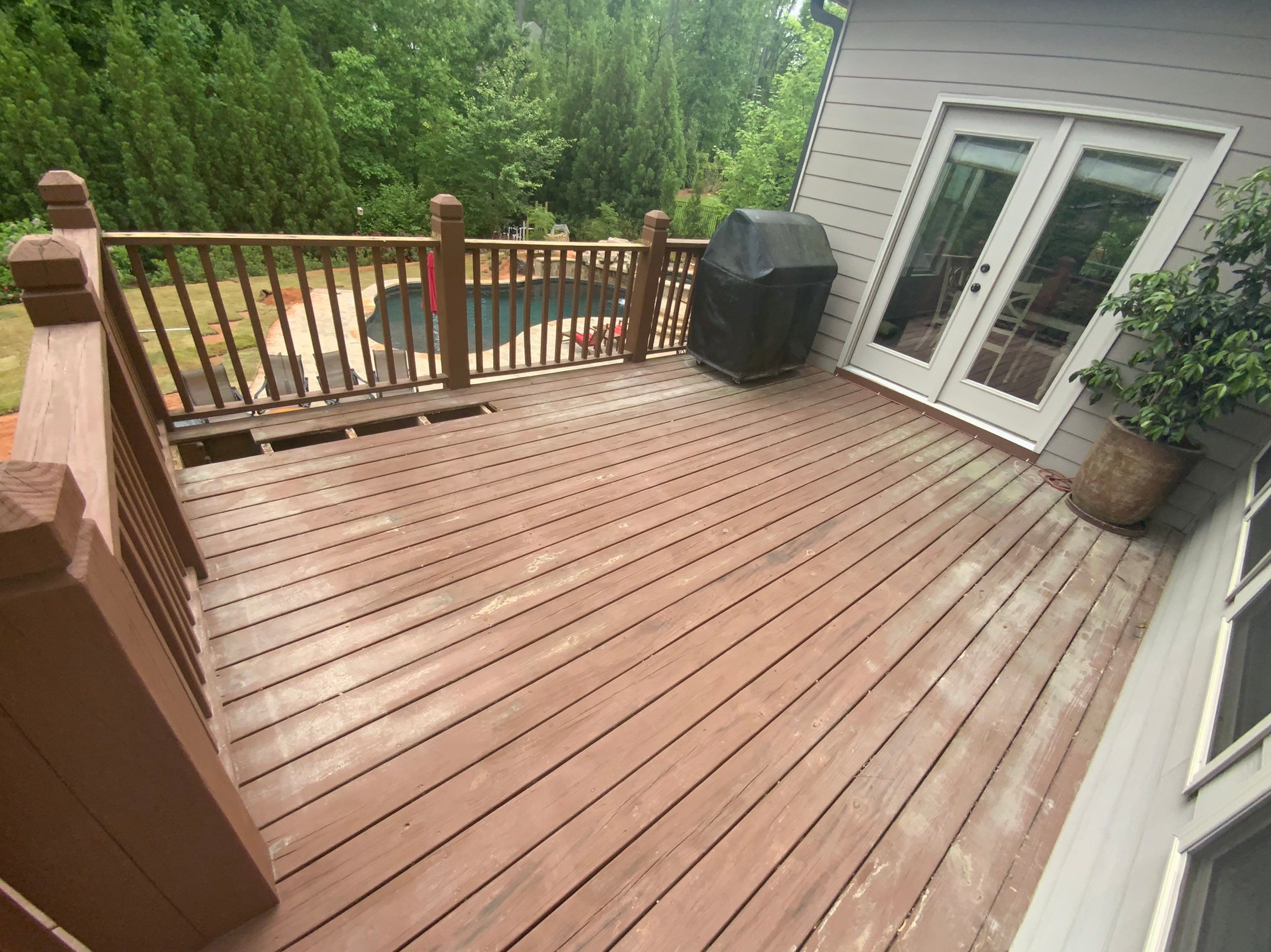 Composite Decking Installation and Porch Screening in Marietta by Swift Home Renovations