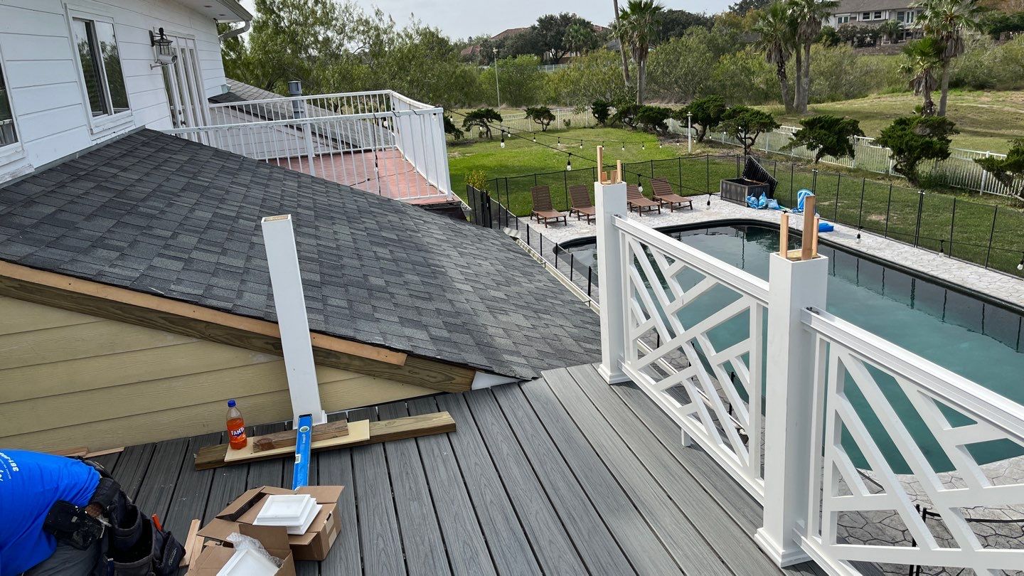 Chippendale Railings by Bayfront Roofing and Construction