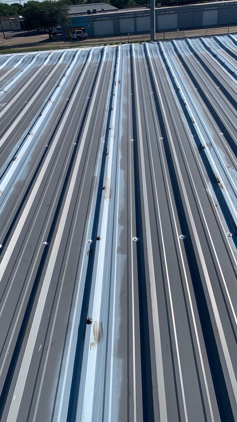 Foam & Metal Roof Restoration – Thermo Sensors (Garland, TX) by All Star Roofing LLC