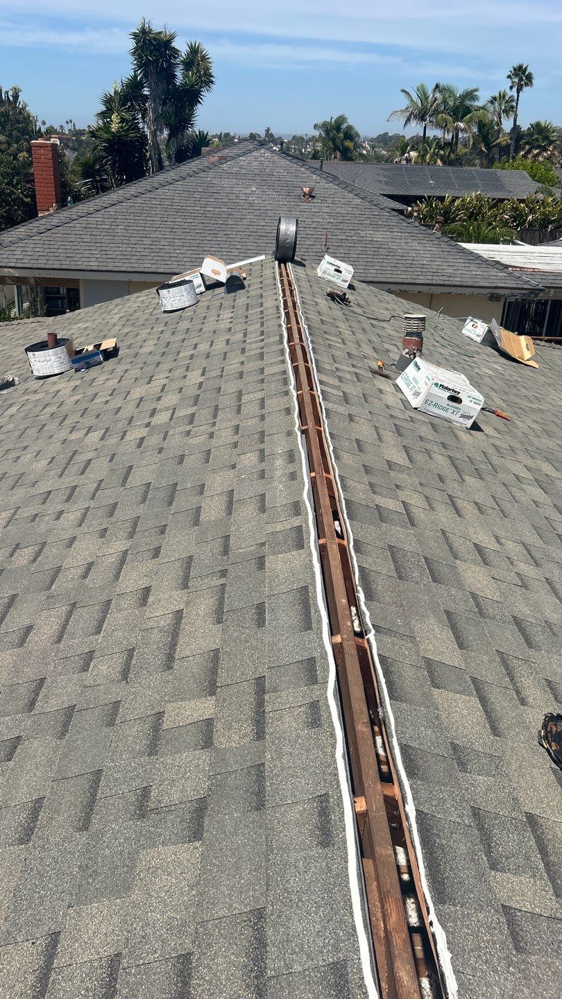 Full Roof Replacement and Eave Repair in San Clemente by Reliable Roofing San Diego Inc.