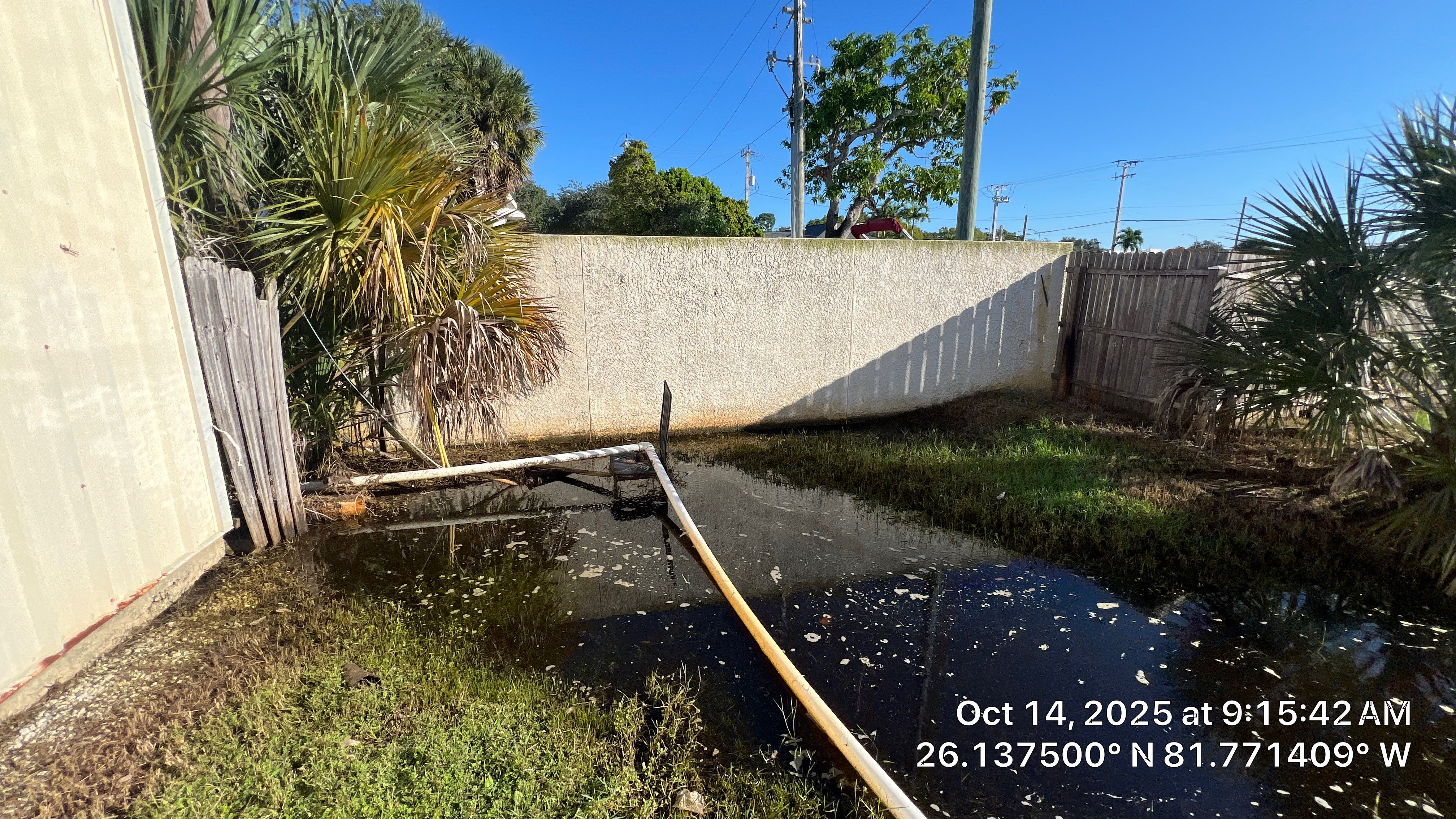 Naples Apartment Complex Culvert Cleaning by APS Power & Water