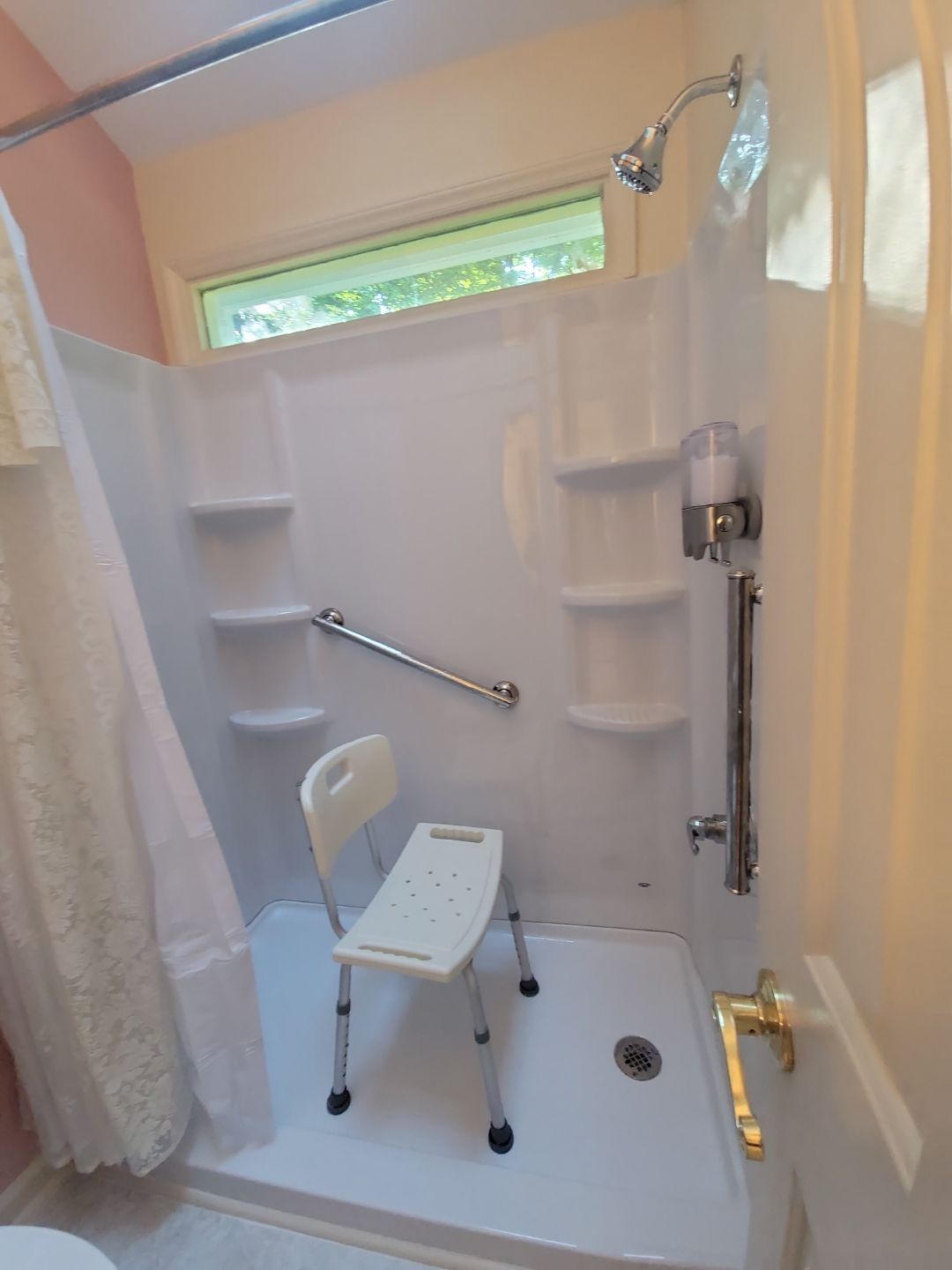 Cary Tub-to-Shower Conversion – Safe, Accessible, and Beautiful by Elite Remodeling and Design LLC