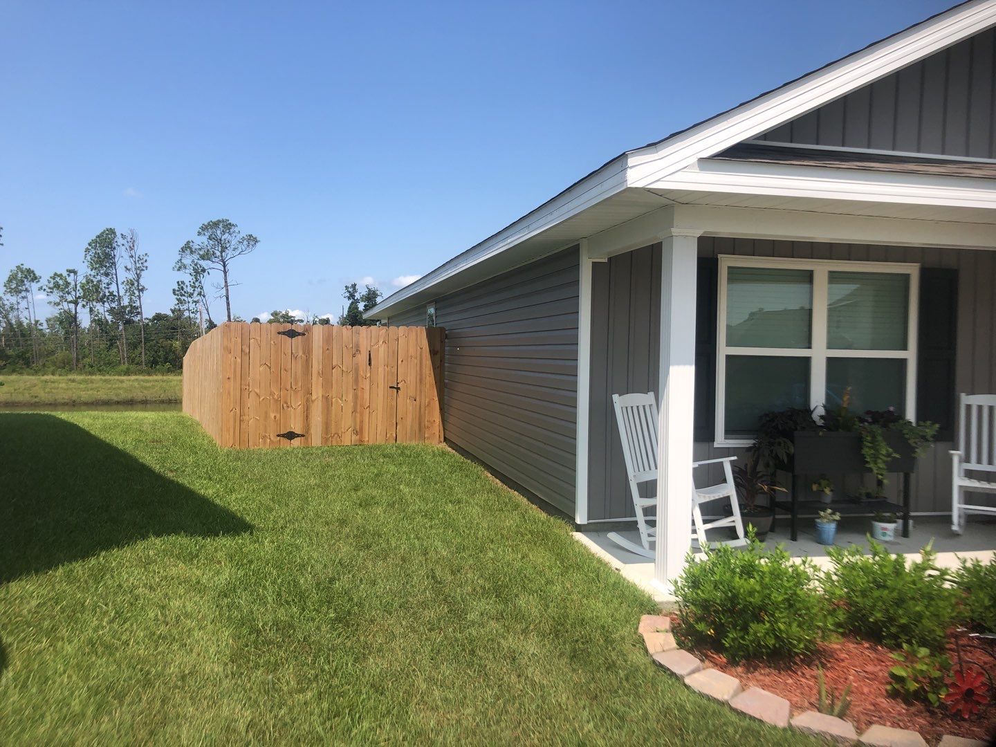 Gutter Installation using K-Style Seamless Gutters and Soffit and Fascia Replacement by Gutter Professors