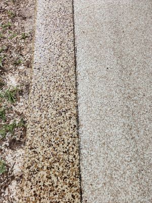 Driveway & Patio Recoating using Polyaspartic