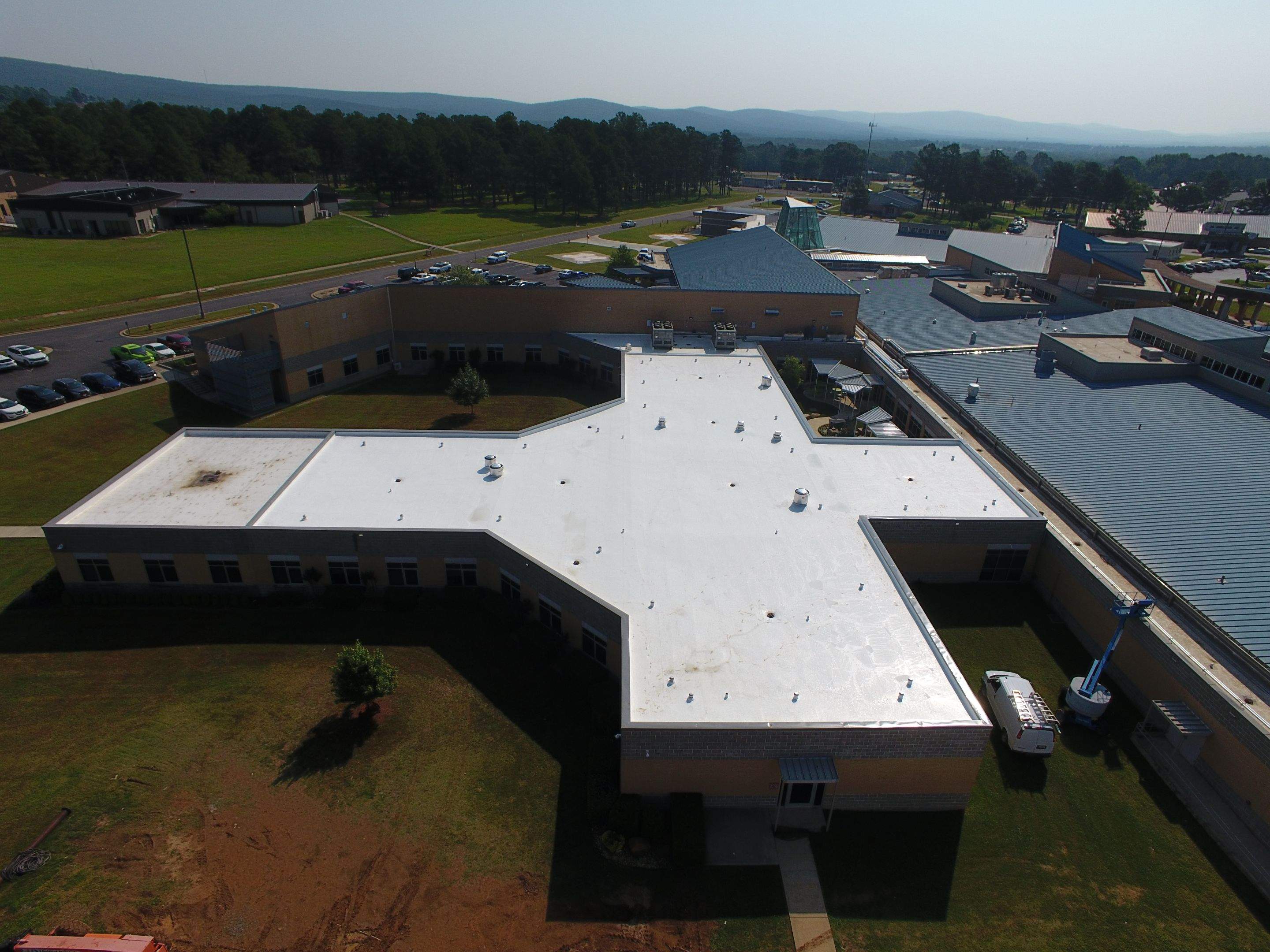 Choctaw Nation Hospital - Med Surg Building by Hostetler Roofing