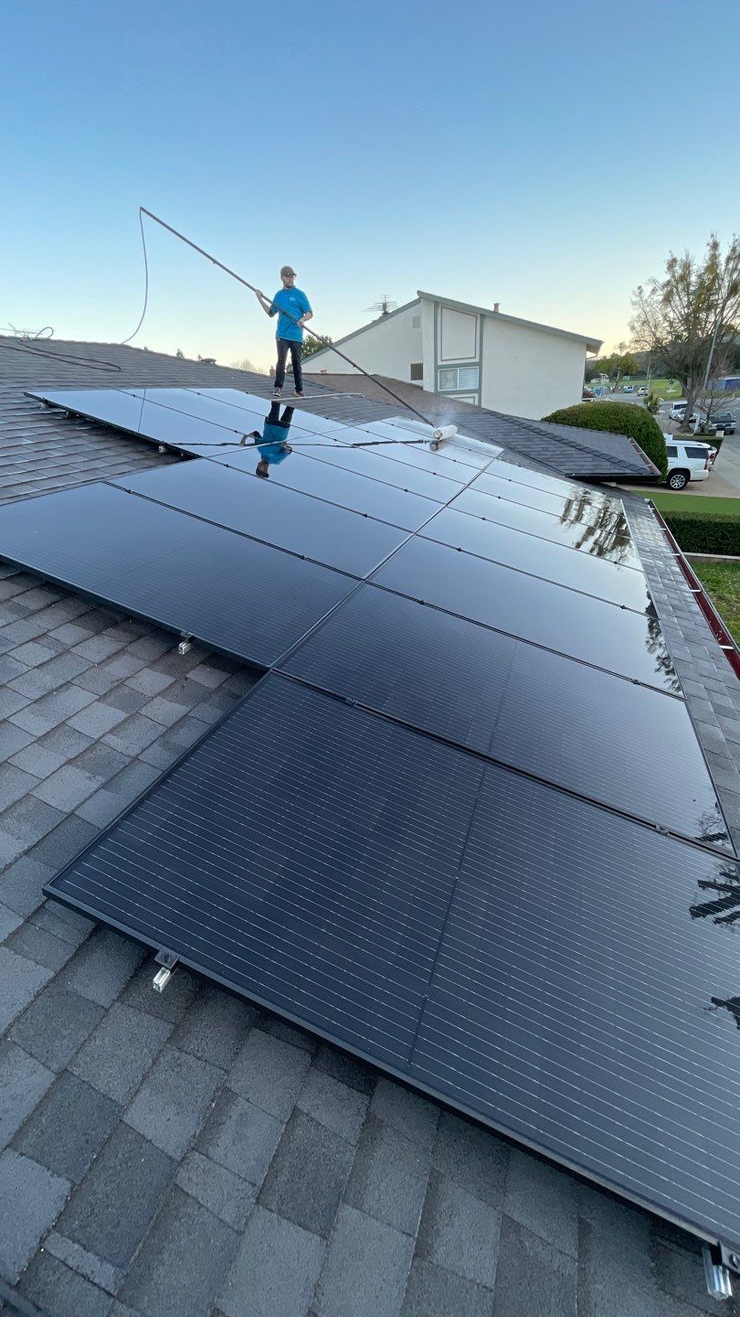 Gilroy Solar Panel Cleaning by All One Solar Shine