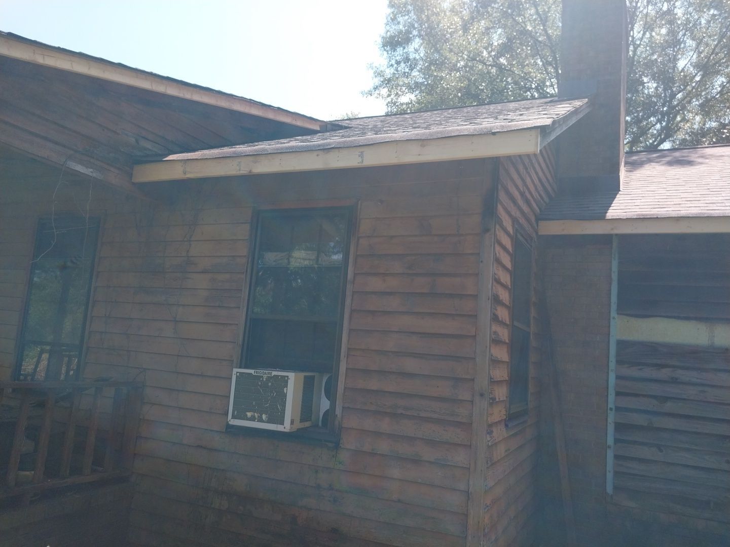 Syler roofing job by BROCK BUILDERS 