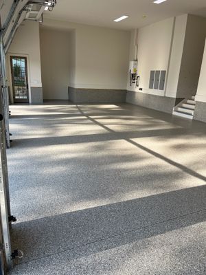 Garage Floor Coating using Creekbed