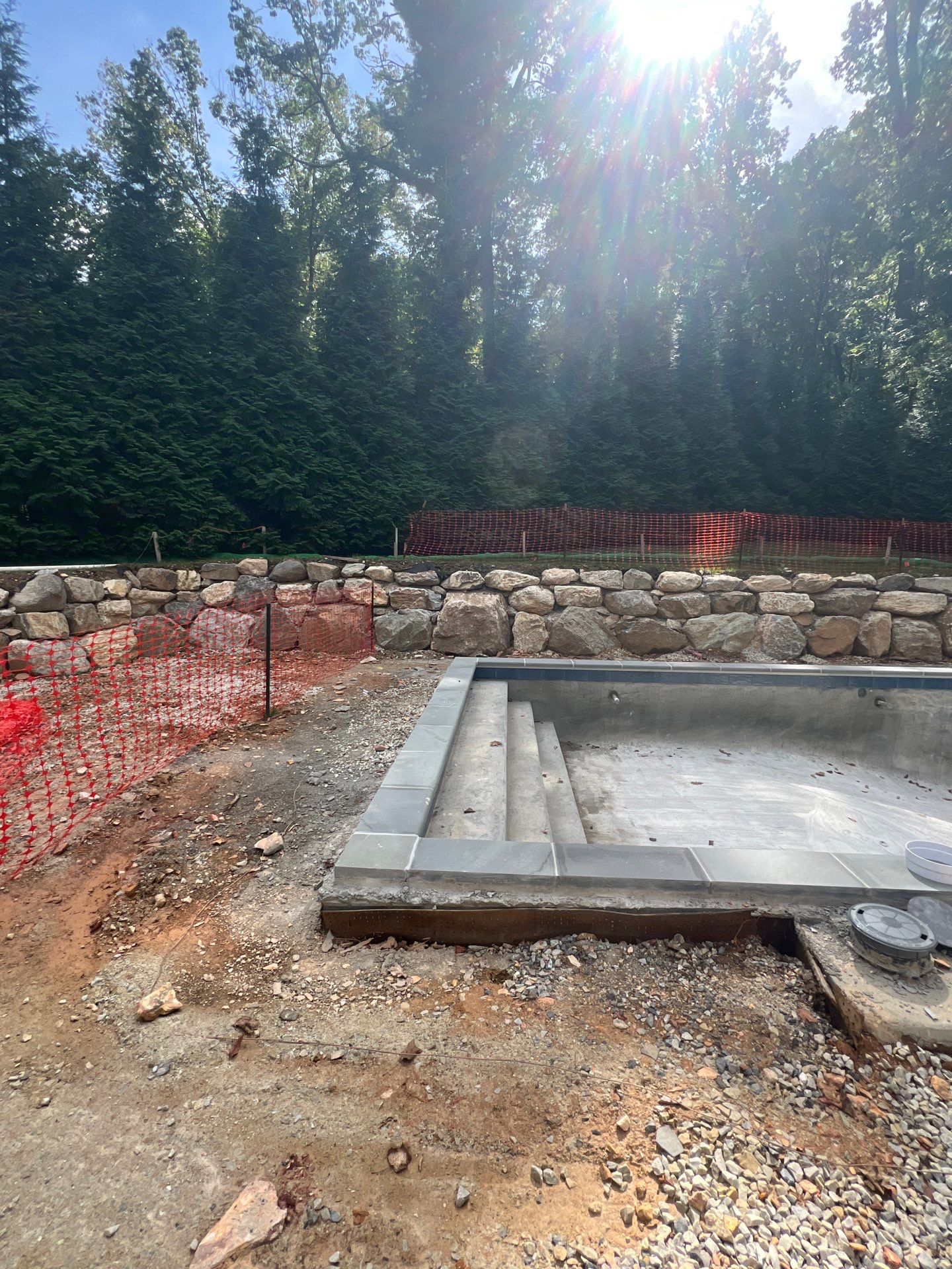 Stamped Concrete Pool Deck  by Architectural Concrete Design