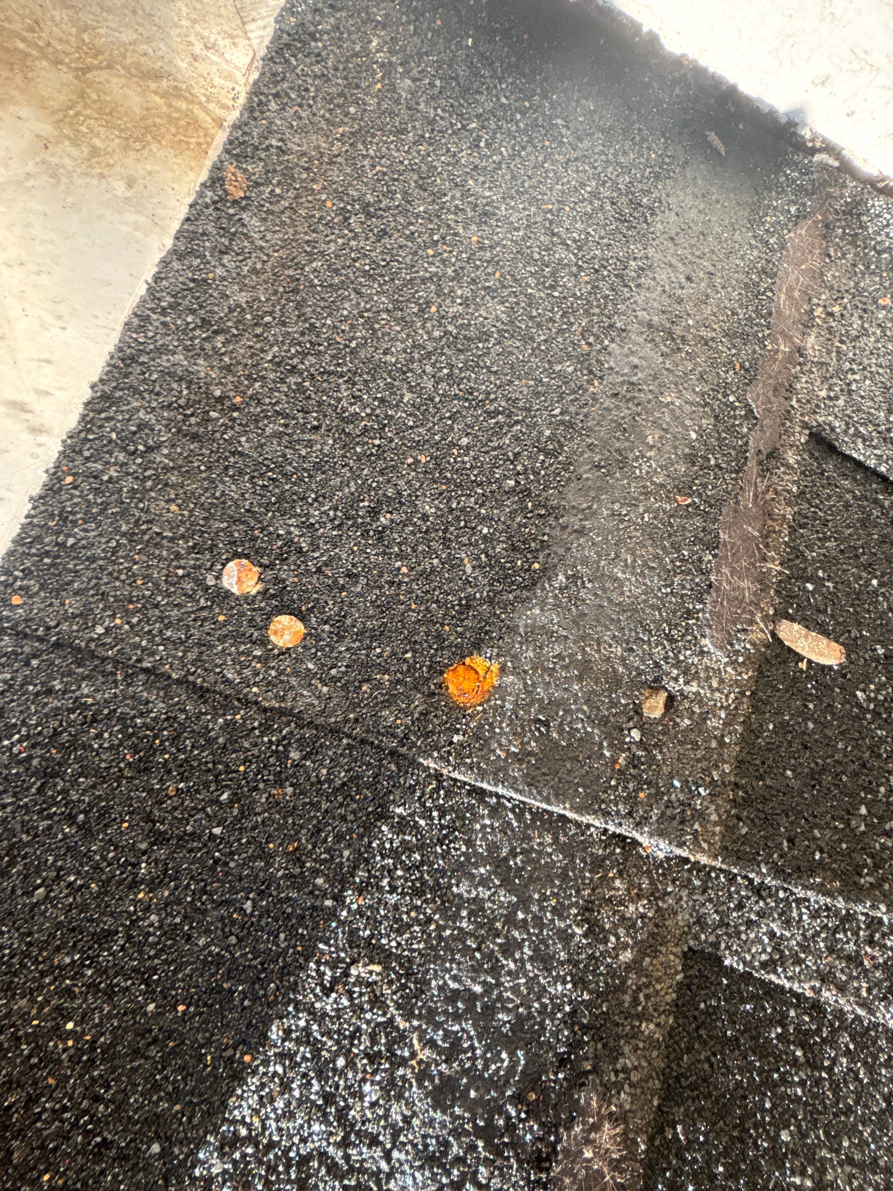 Wrong V valley section installed  by Deerfield Roofing LLC