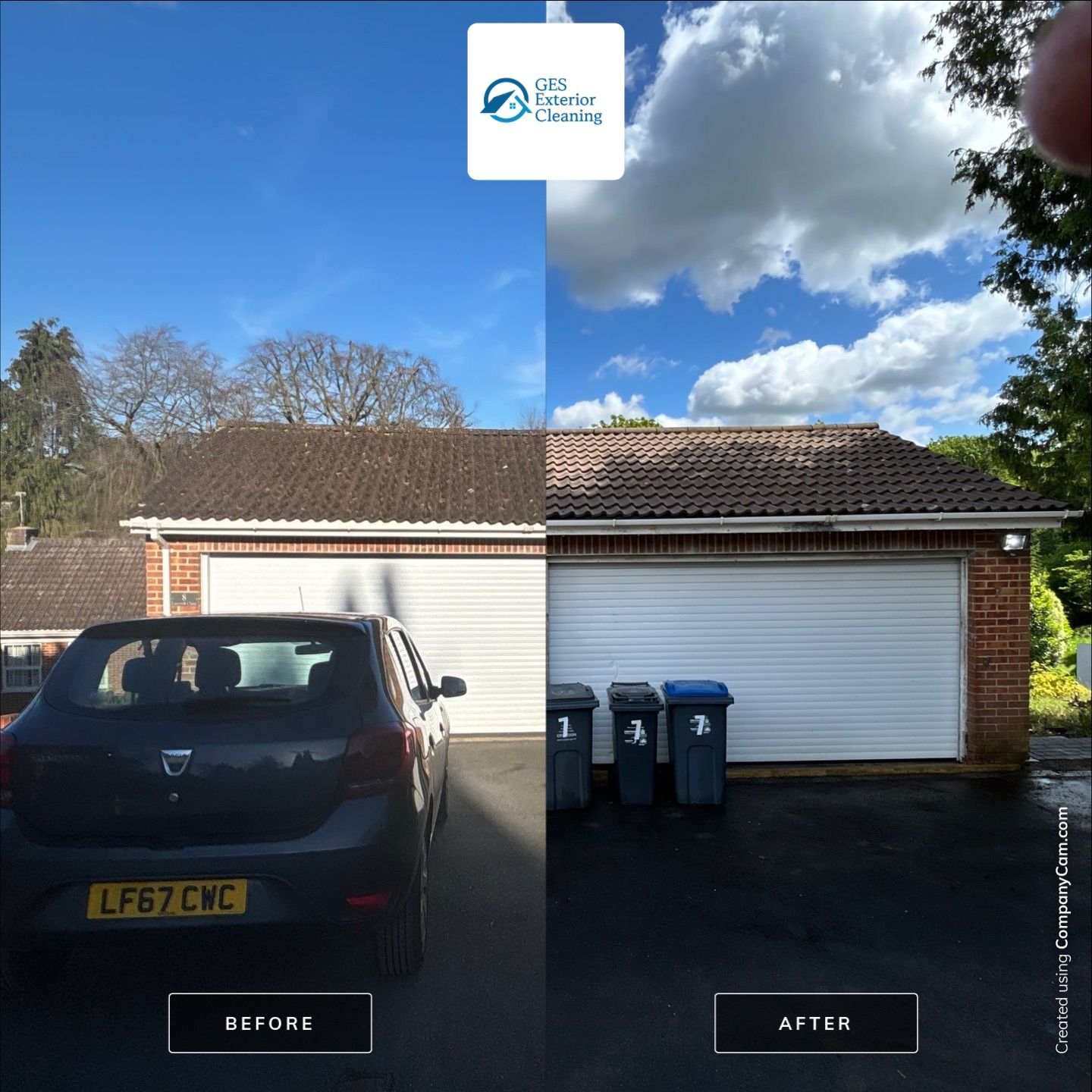Roof And patio Cleaning Surrey by Ges Exterior Cleaning ltd