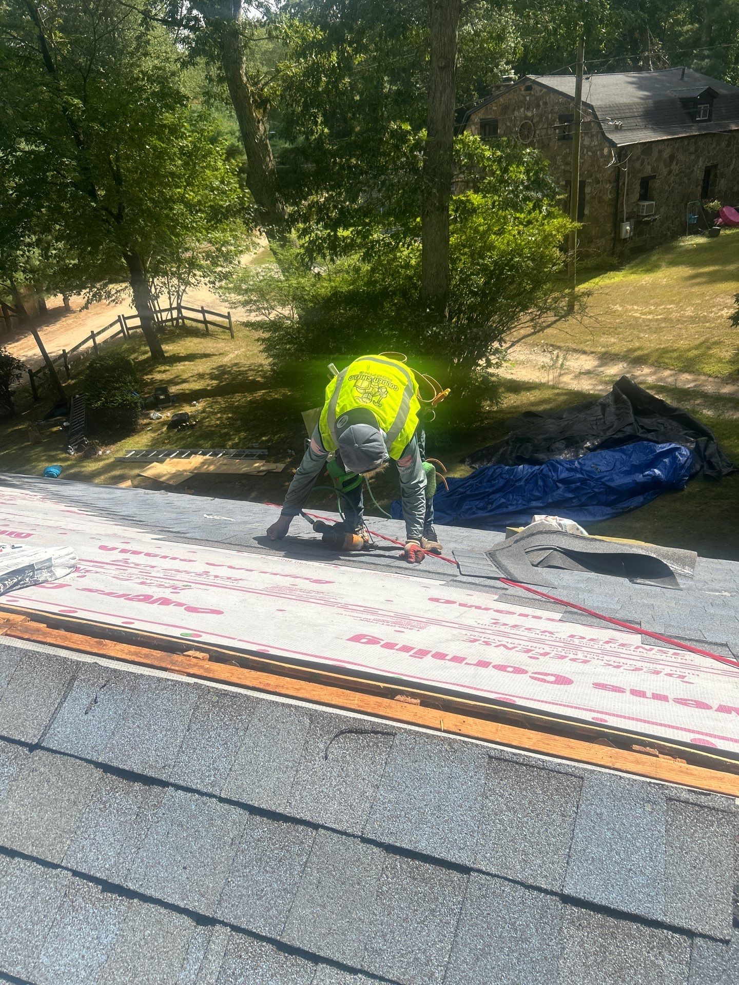 Owens Corning Duration: Harbor Blue in East Haddam by Golden Shield Roofing