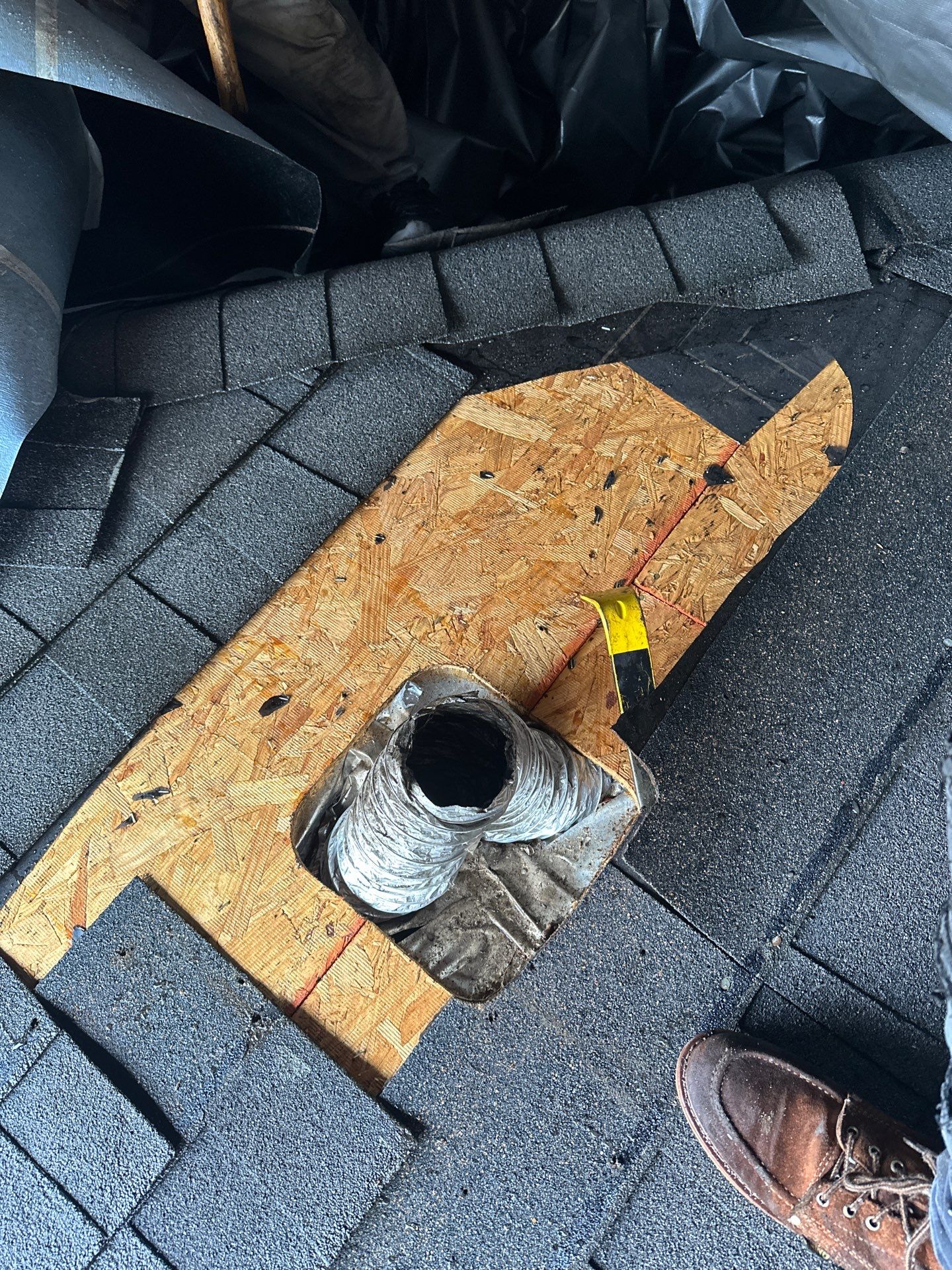 Hail Damage using Owen's Corning Duration (Lifetime) Shingles by Roof Repair Services LLC