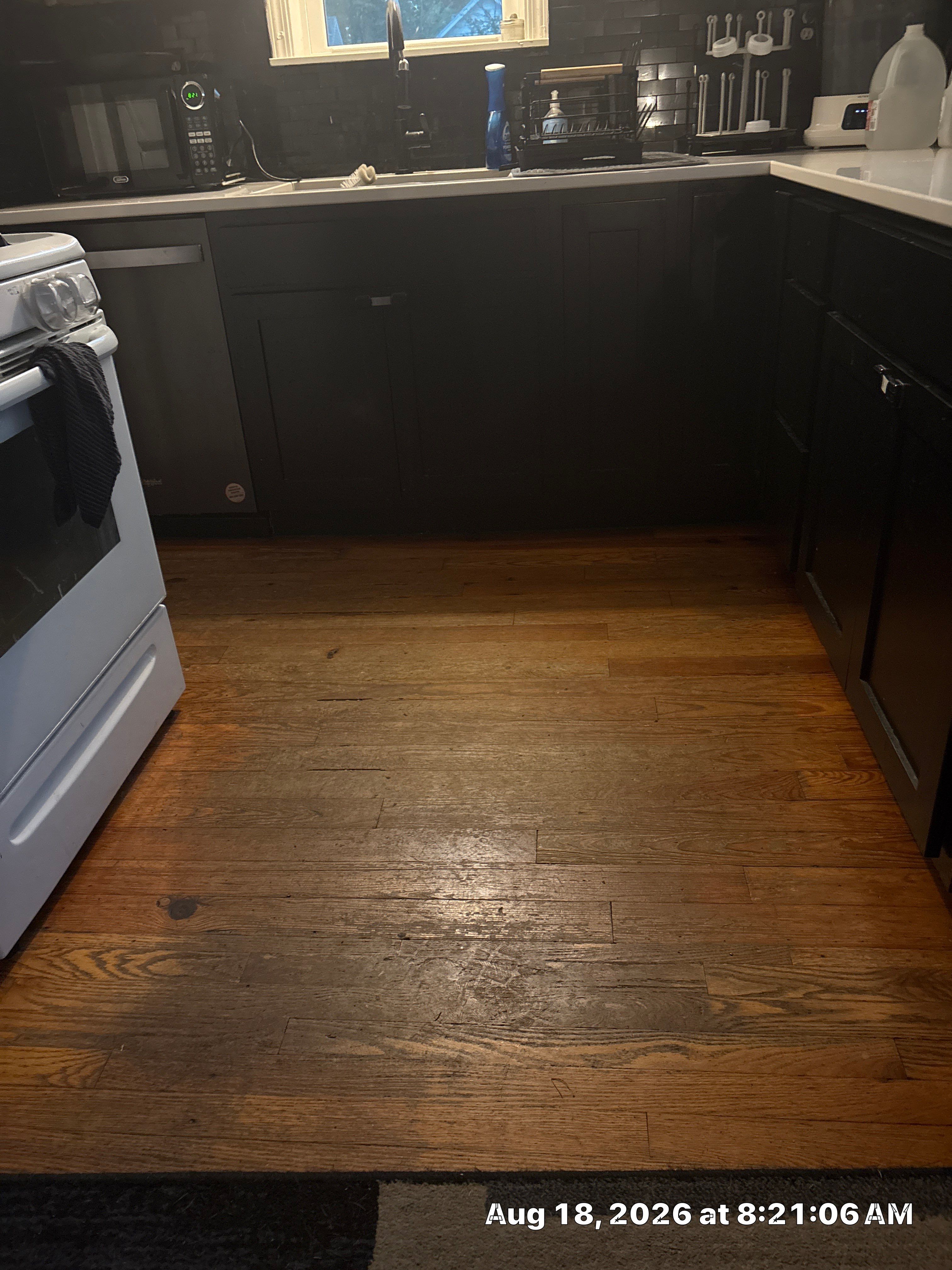 Lincoln Kitchen Renovation Featuring Black and White Shaker Cabinetry by CompanyCam Sales Demo