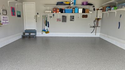 Garage using Creekbed