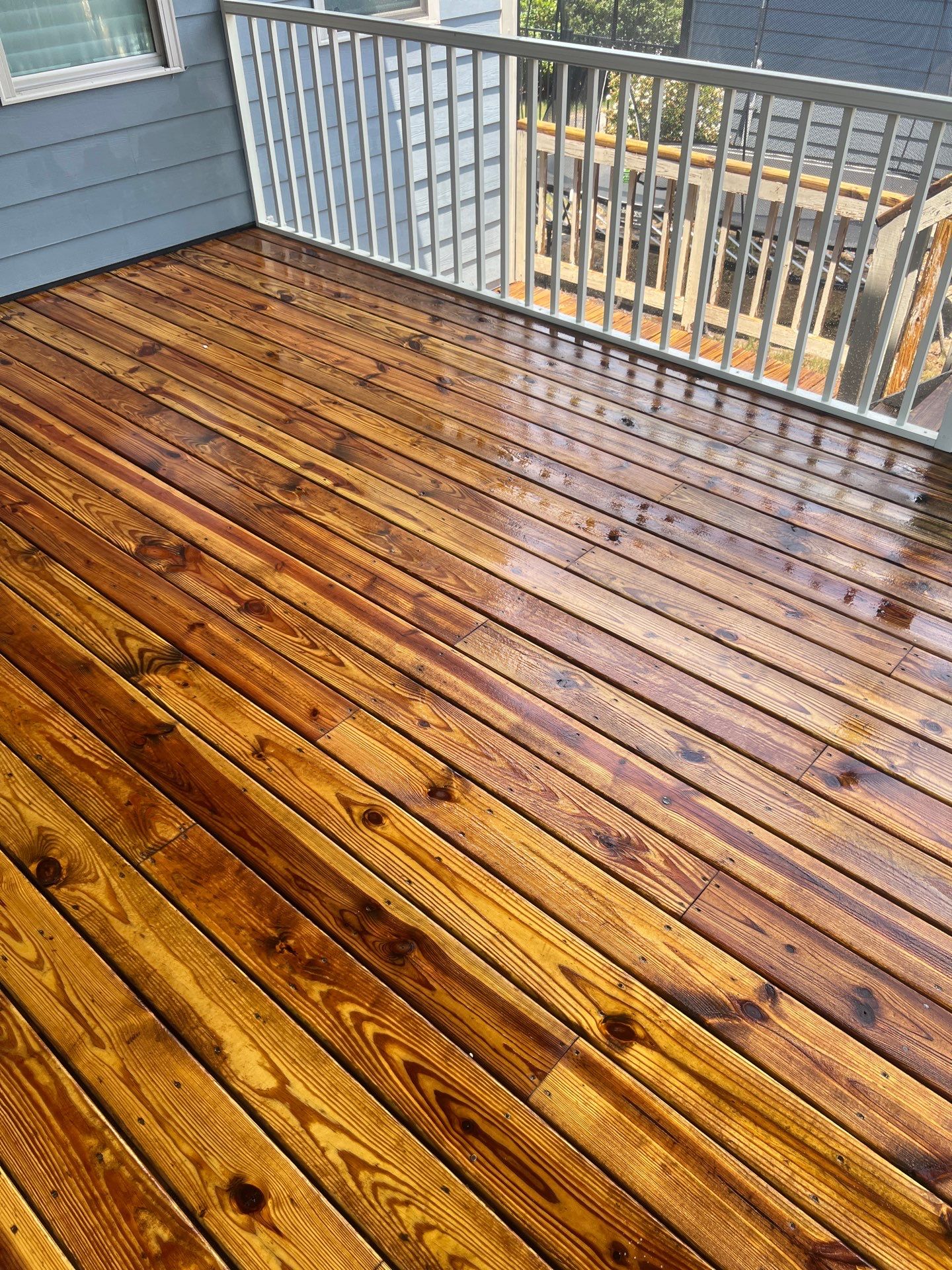 Weathered Deck using Wood Sealant by DuraSeal