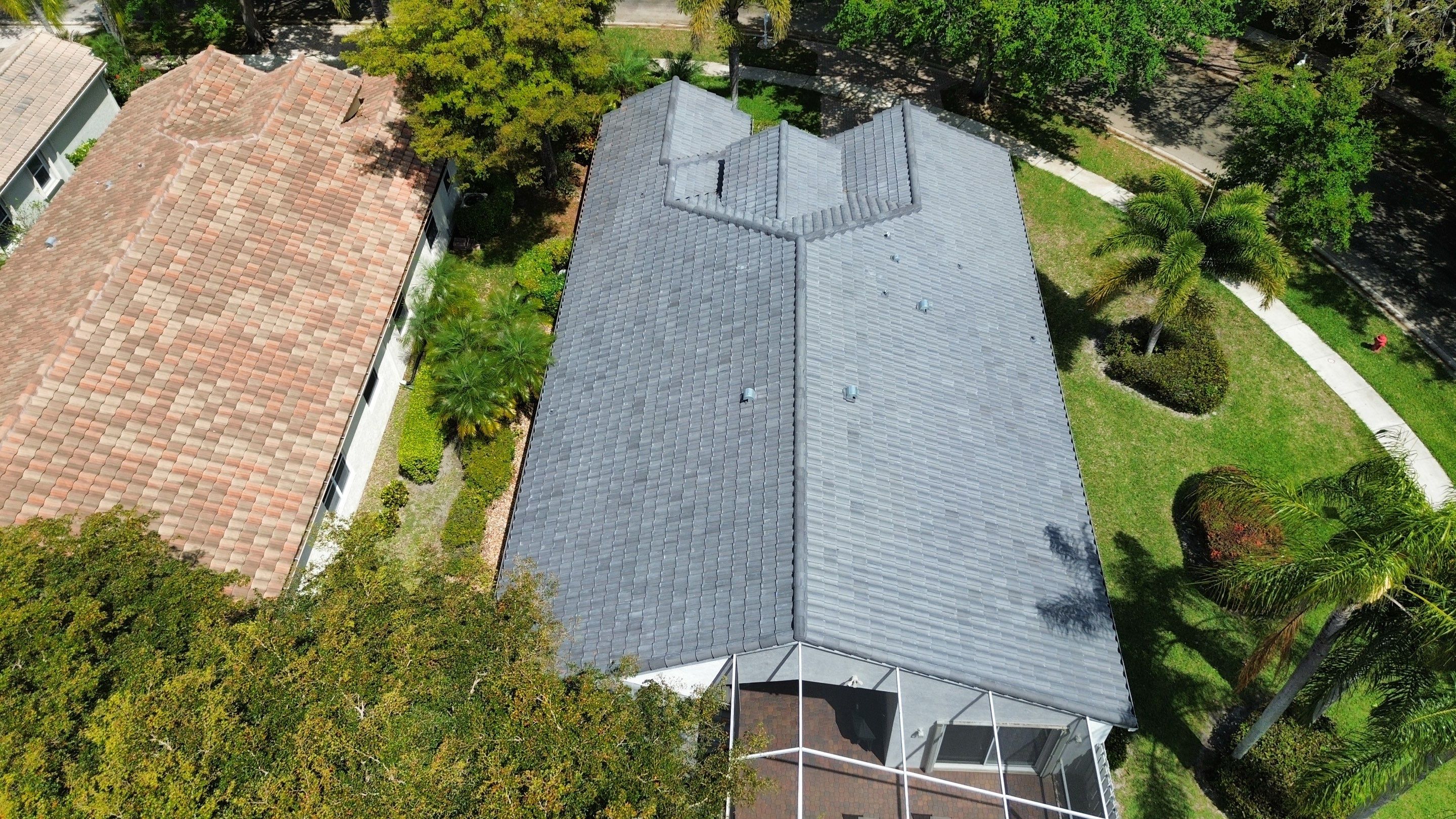 New Tile Roof in The Club Boynton Beach by Hercules Roofing