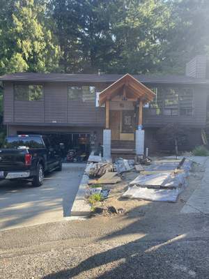 Residential Roof Replacement in Progress in Bremerton, WA