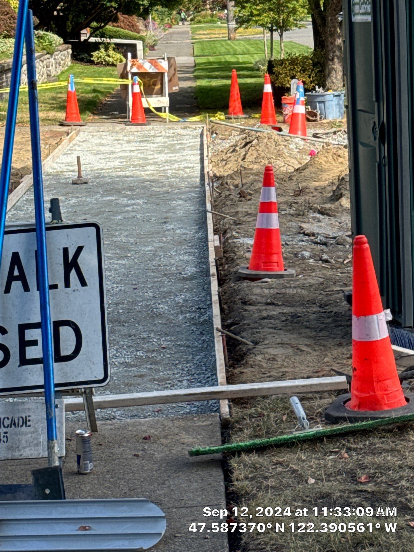 David | Concrete Sidewalk by Jireh Asphalt & Concrete Inc 