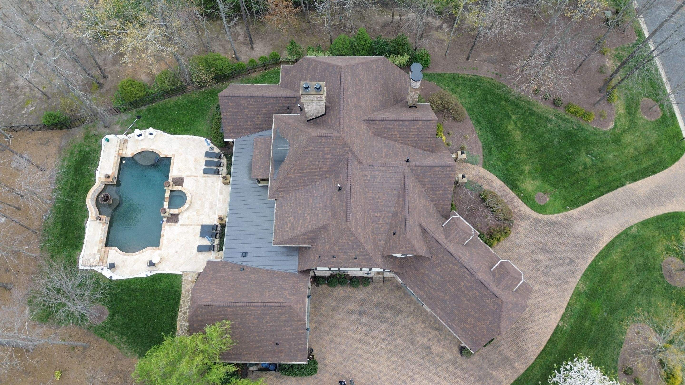 Complete Residential Roof Replacement Featuring Oakridge Architectural Shingles in Weddington by Merritt Roofing LLC